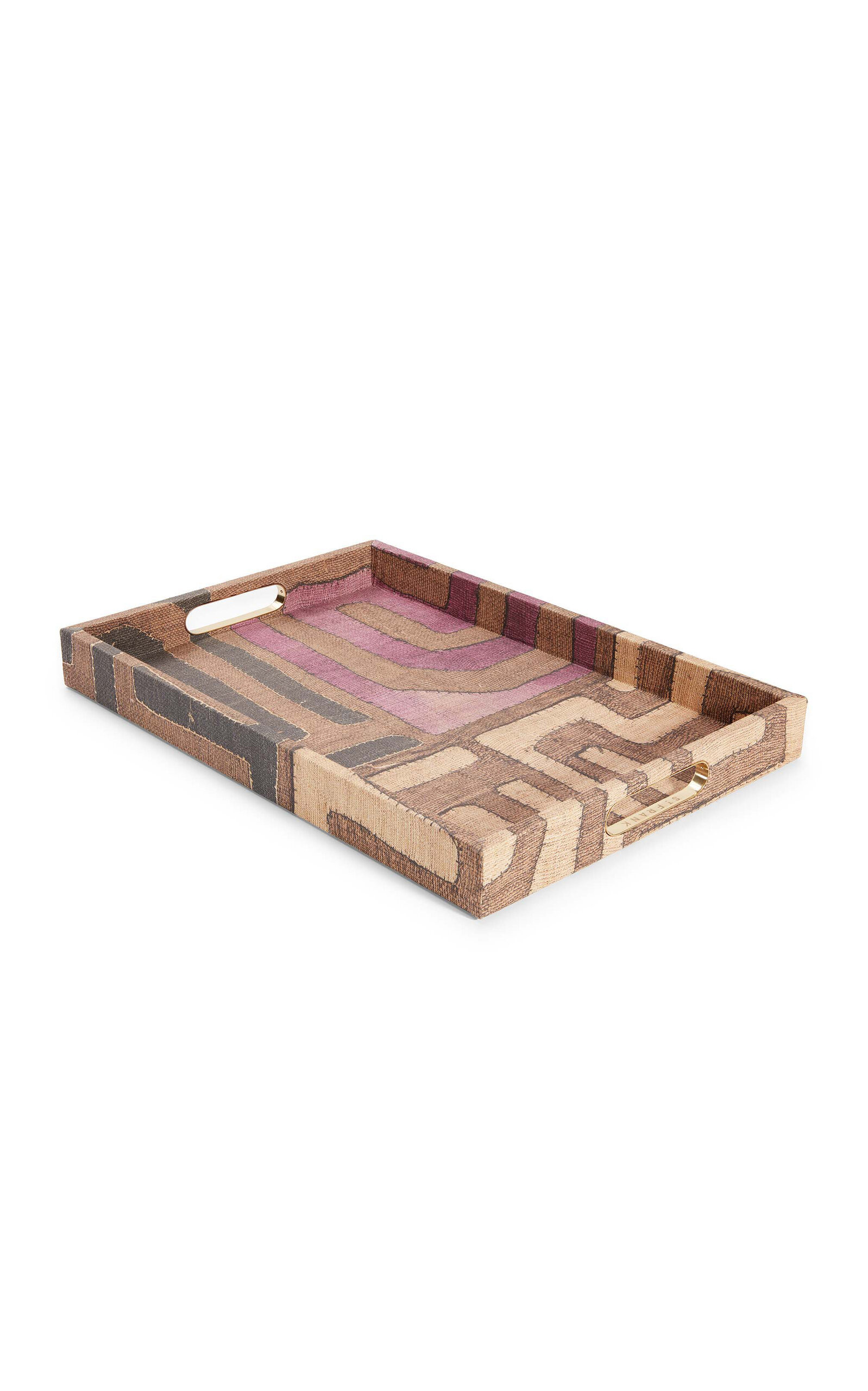 Shop St. Frank Large Tray In Purple