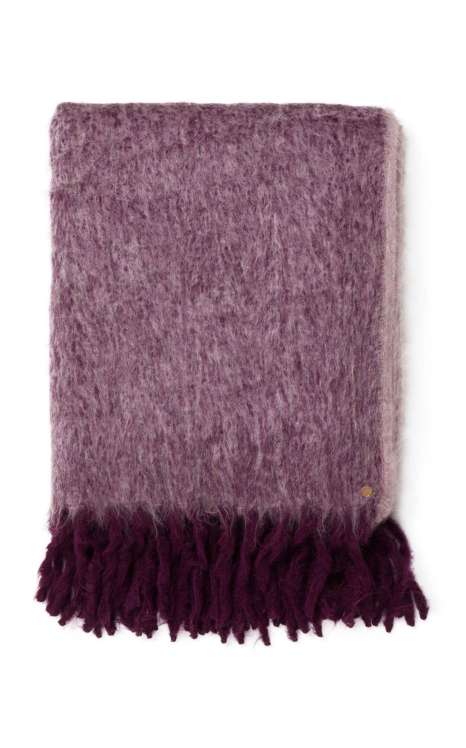 Shop St. Frank Alpaca Bed Throw In Purple