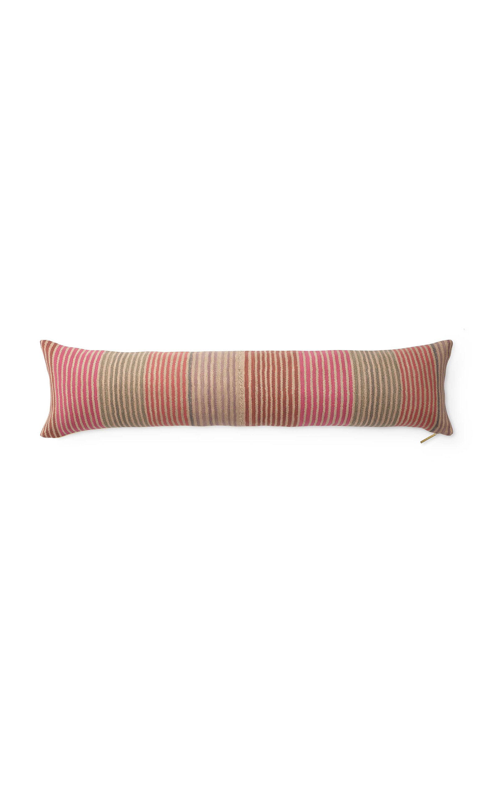 St. Frank Frazada Candy-Striped Linen-Cotton Pillow - Multi