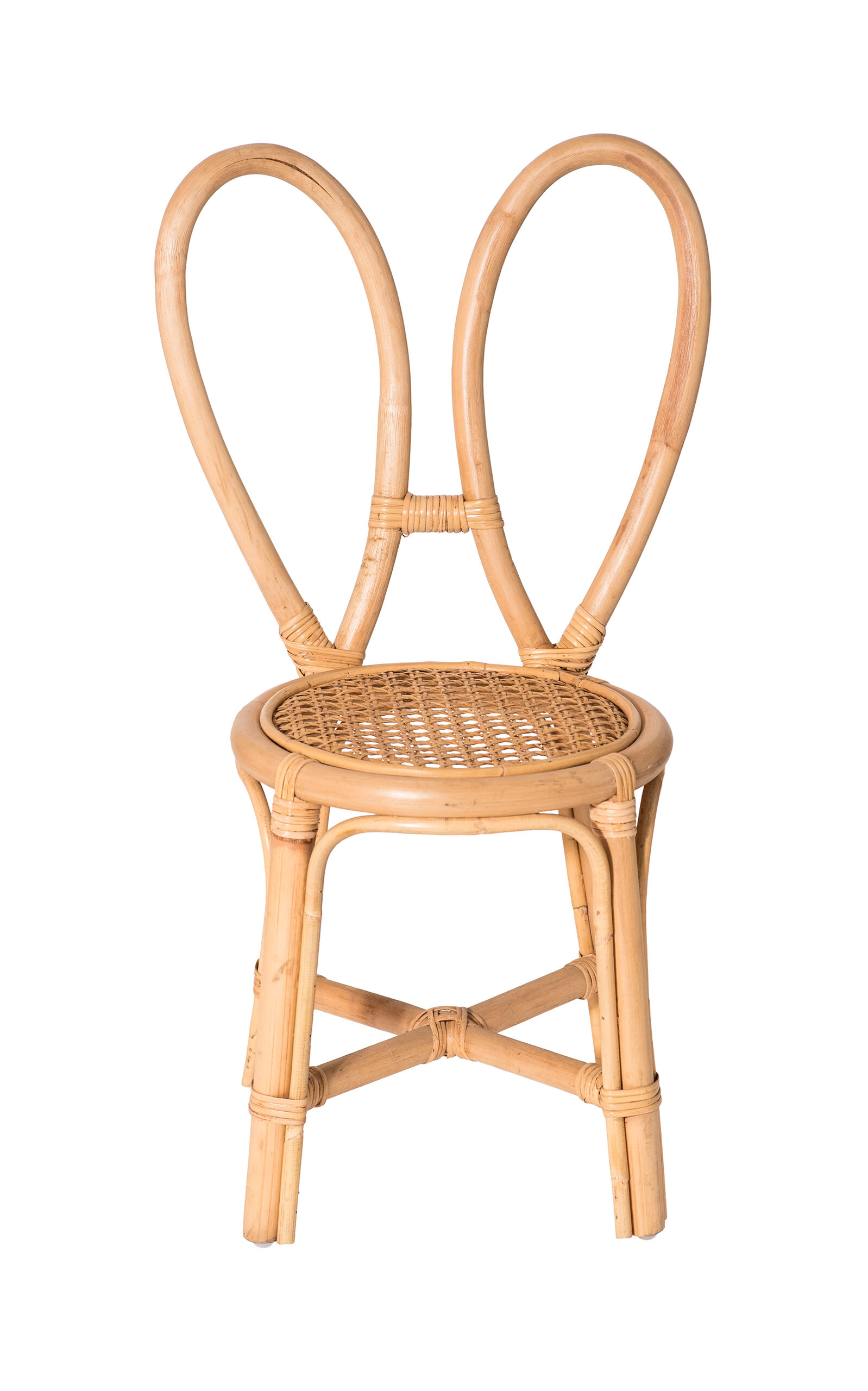 Poppie Toys Kids Rattan Bunny Chair