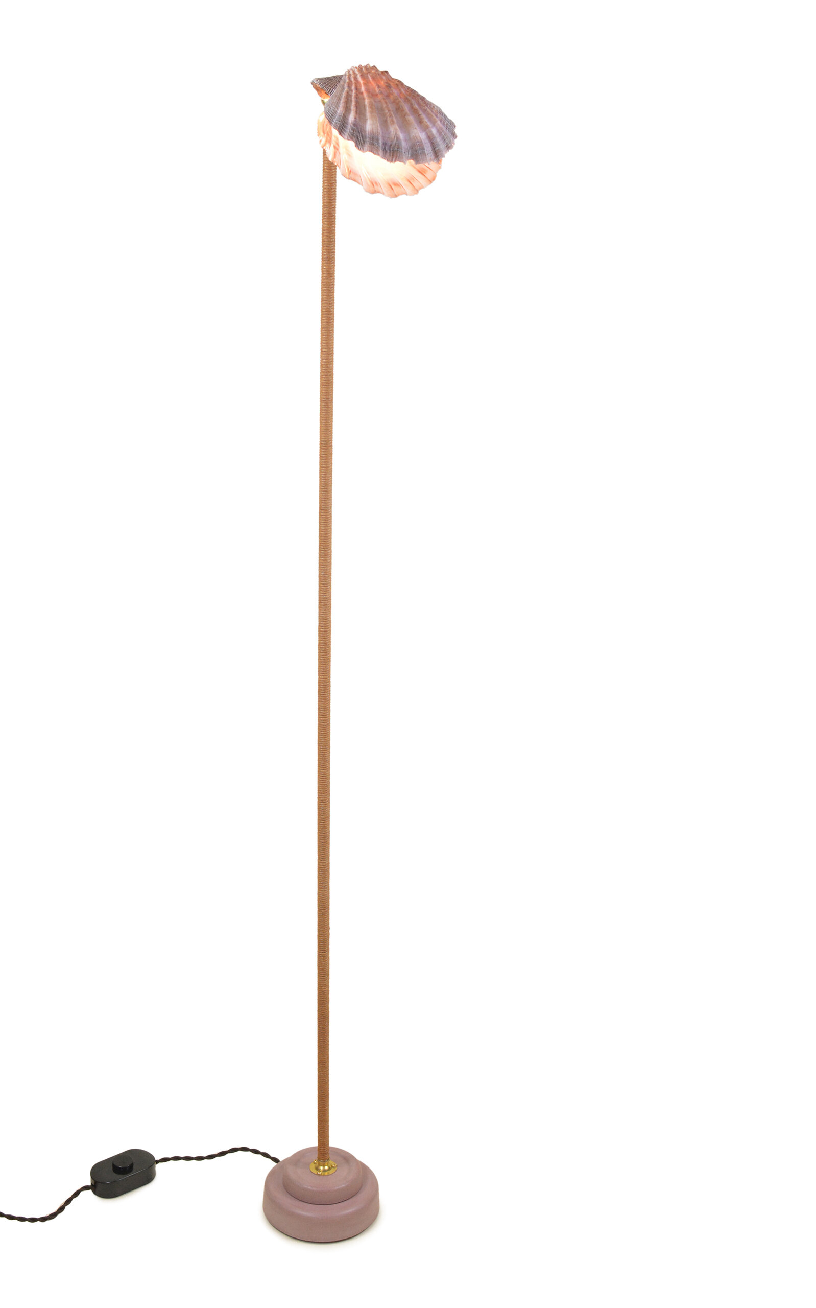 Tennant New York Wrapped Lion's Paw Lamp - Purple