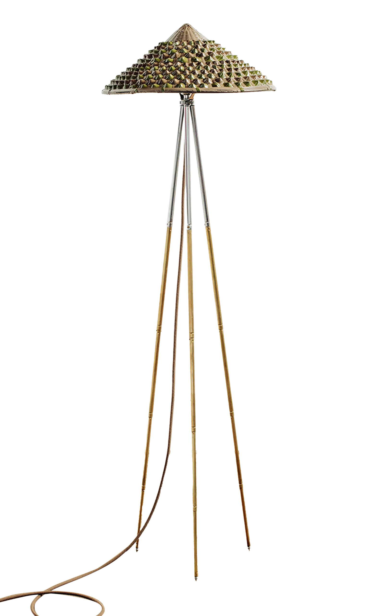 Tennant New York Horst Tripod Lamp - Dark Green