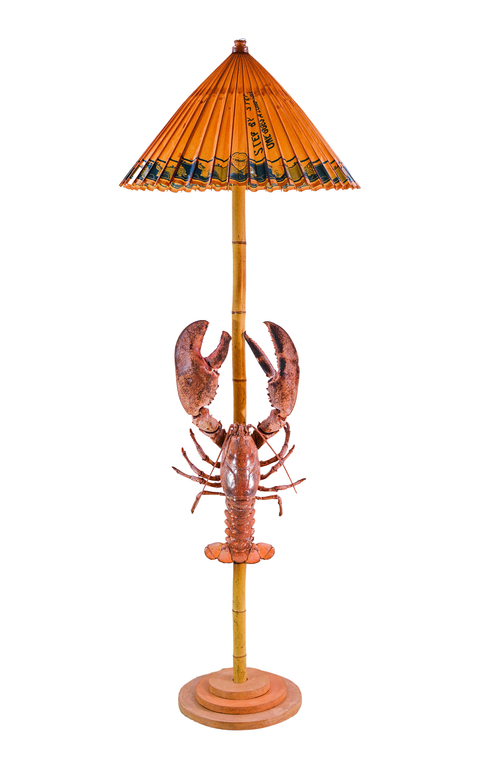 Tennant New York Jumbo Lobster Lamp In Multi
