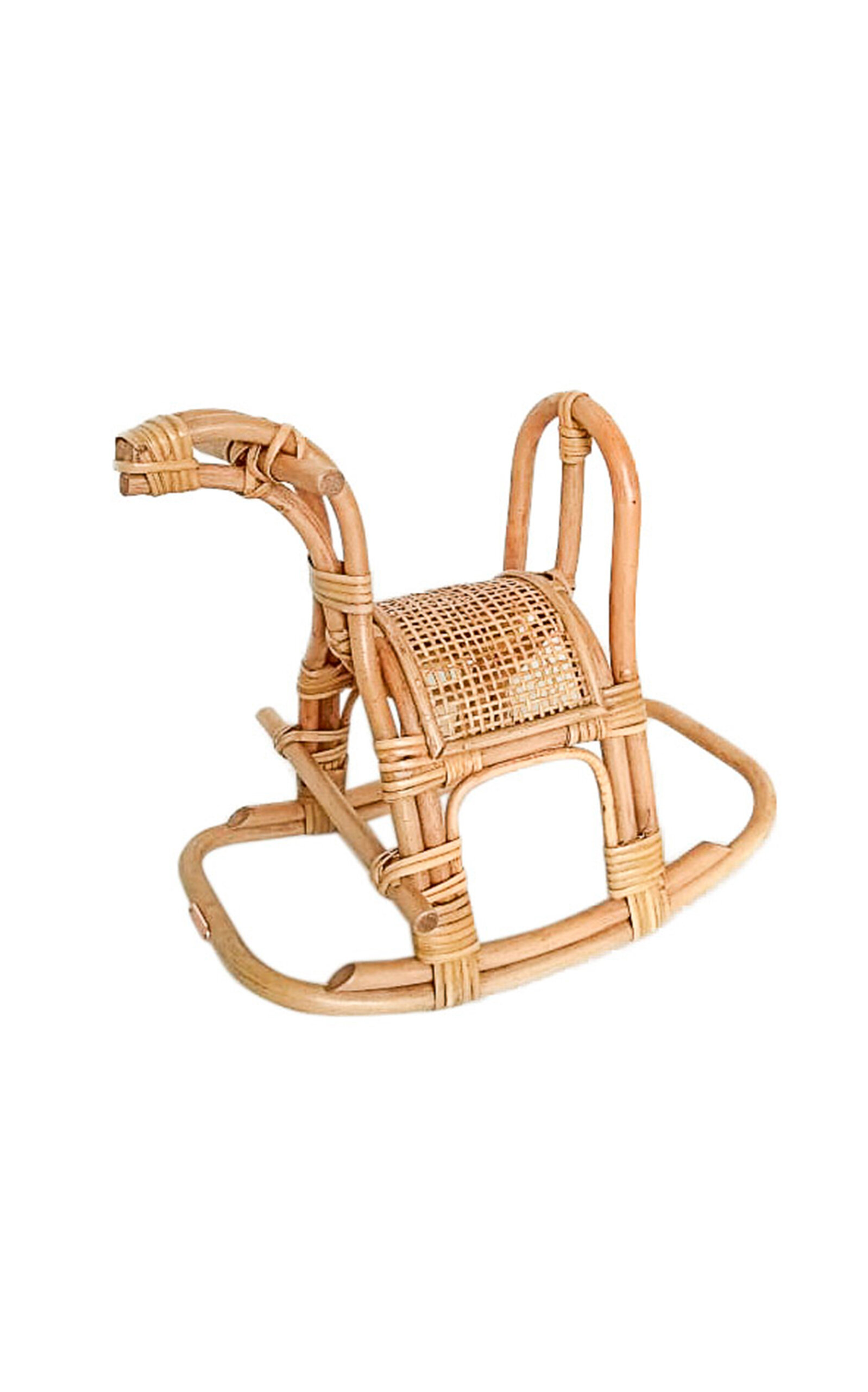 Poppie Toys Kids Mini Rattan Toy Rocker