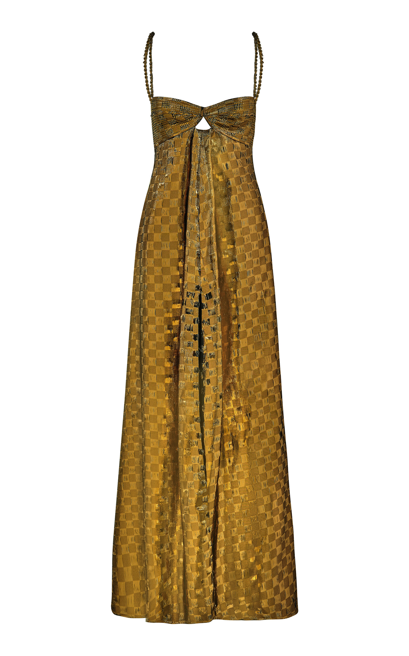 backless brown maxi dress Abbey Backless Sleeveless Maxi Dress Brown / M main image 0