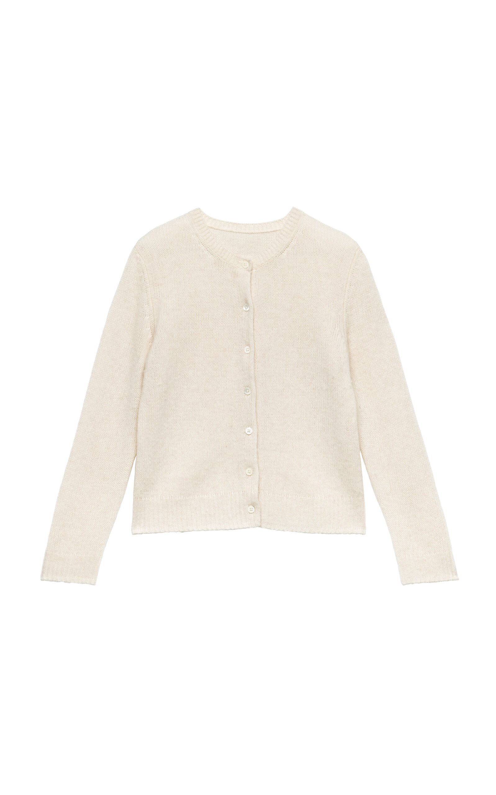 Doen Danae Cropped Cashmere Cardigan In White