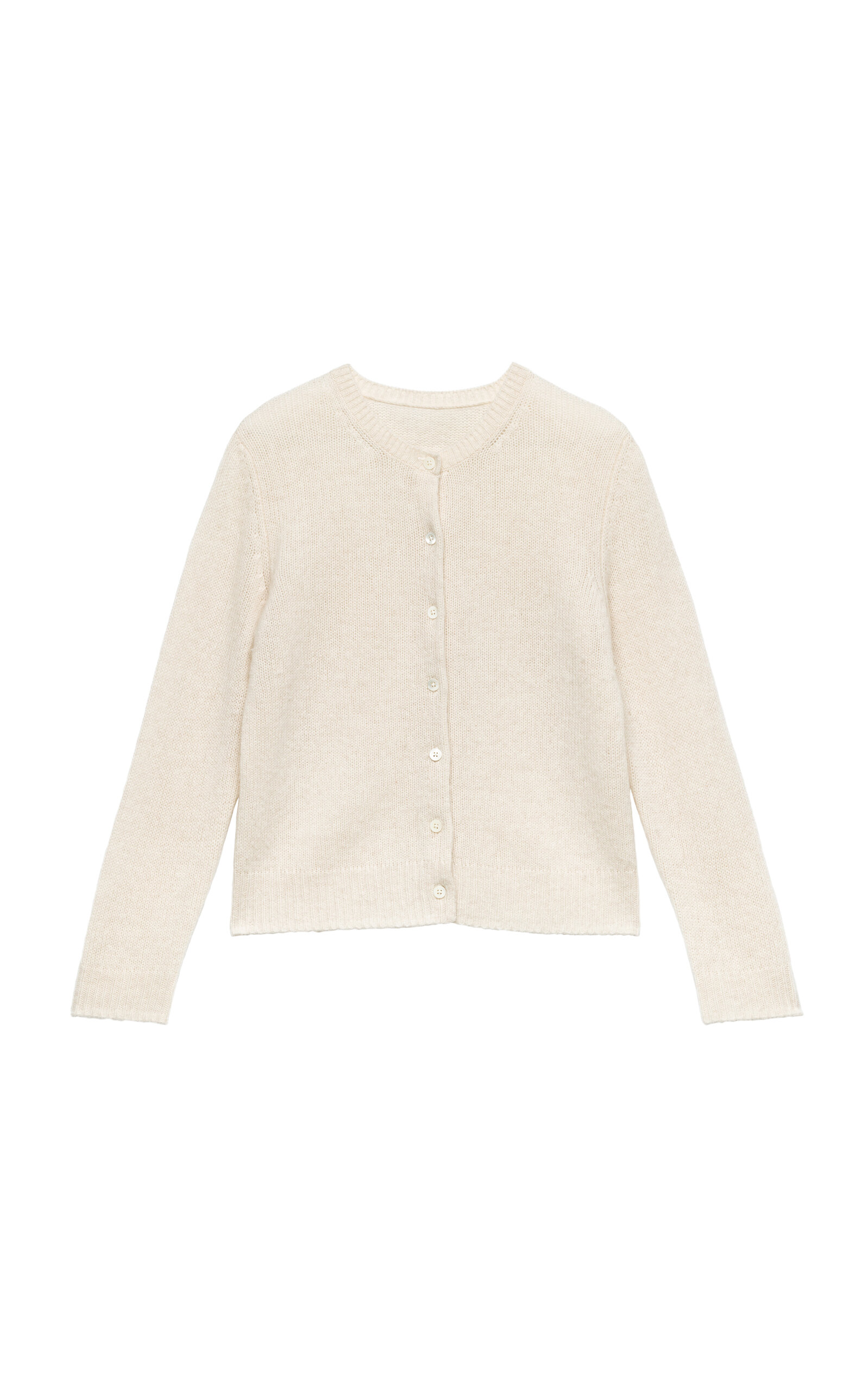 Doen Danae Cropped Cashmere Cardigan In White