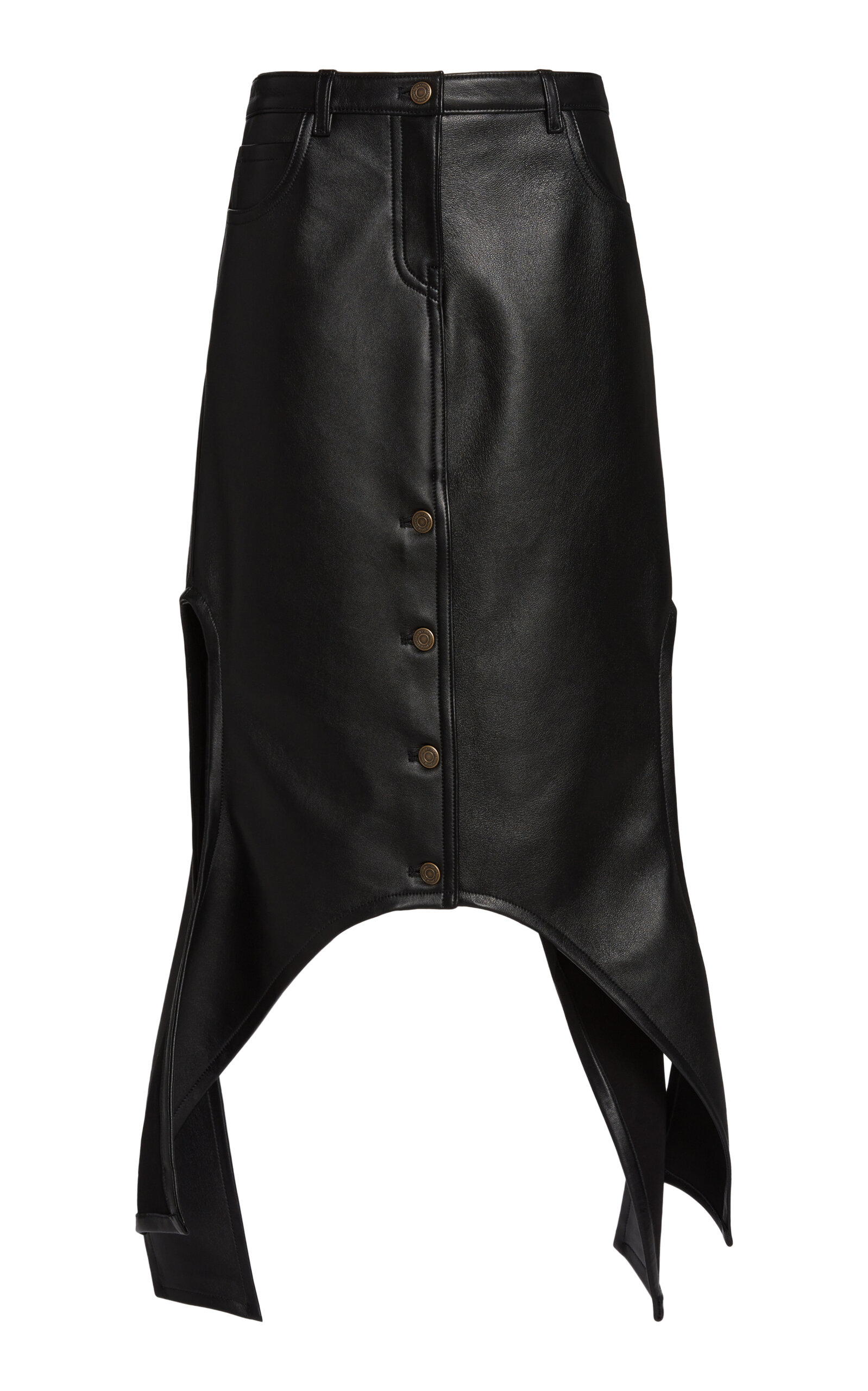 スカート Courreges Midi Skirt Courrèges semi-sheer Midi Skirt | Brown | FARFETCH