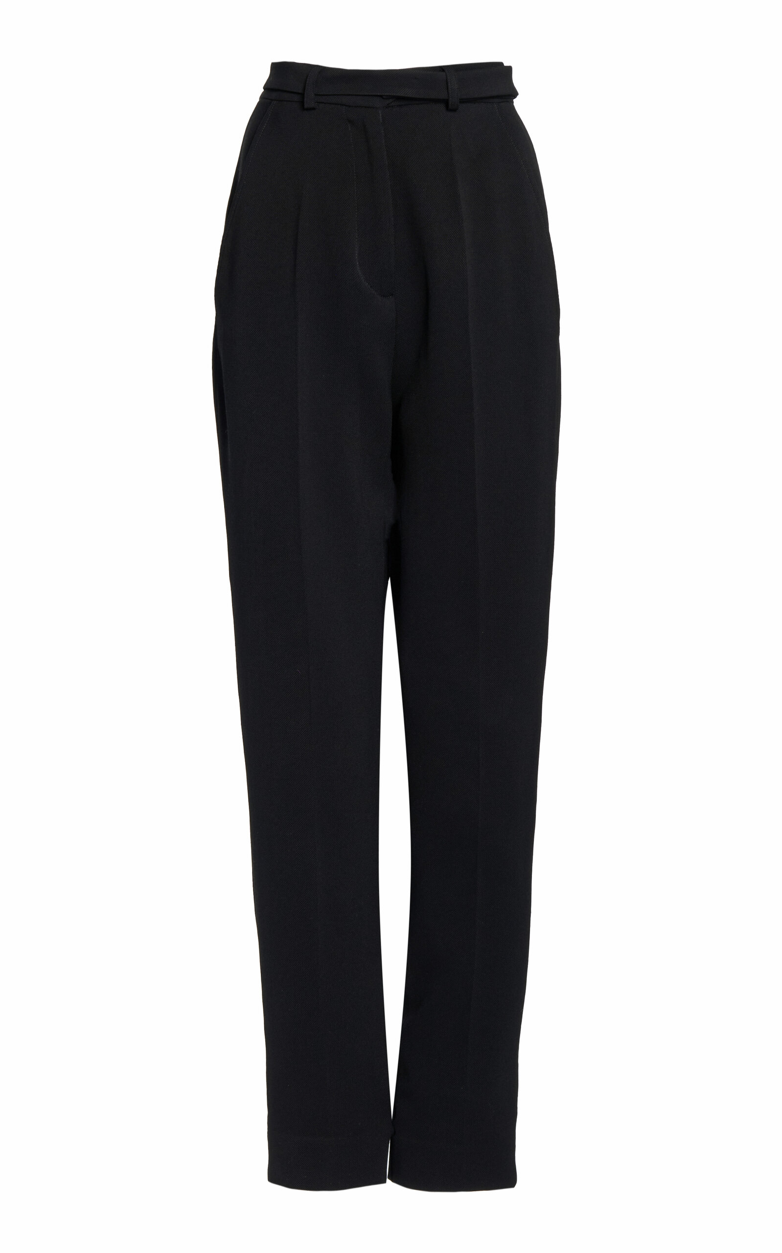 Christopher Esber Belted Skinny-leg Pants In Black