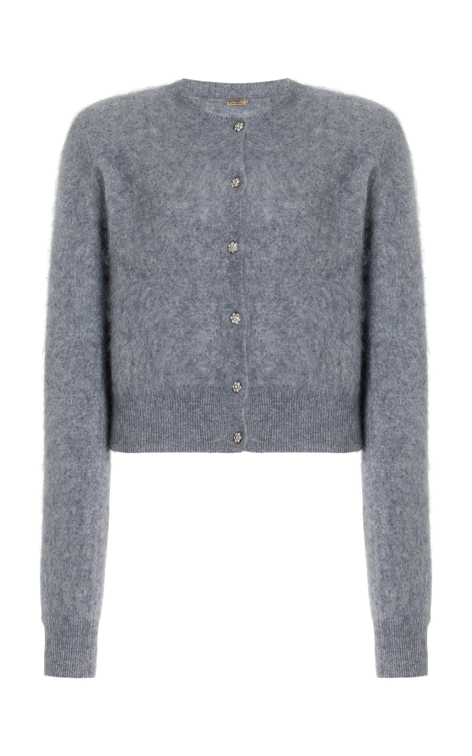 Adam Lippes Brushed-cashmere Cardigan In Grey