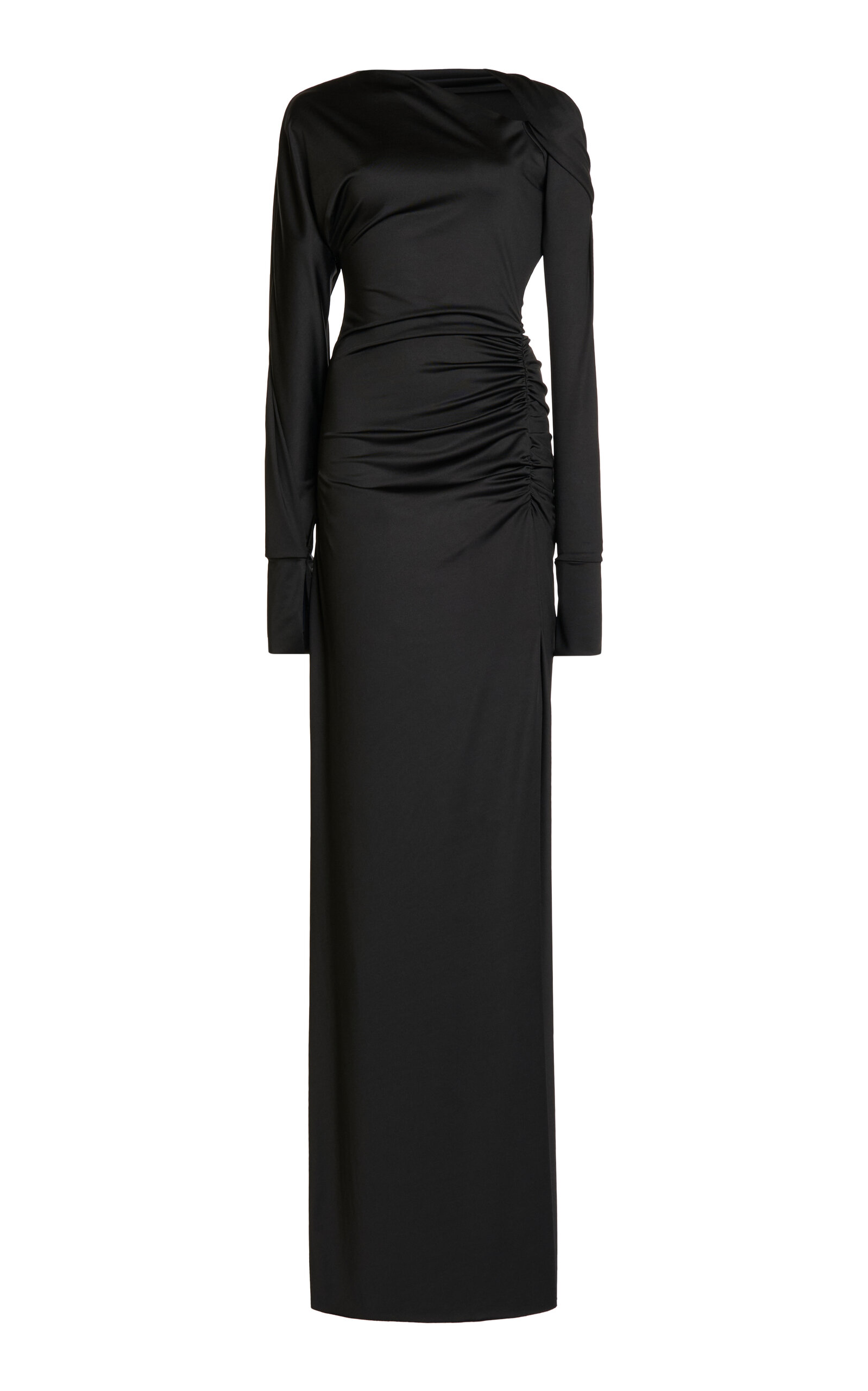 Victoria Beckham Midi Dress In Black