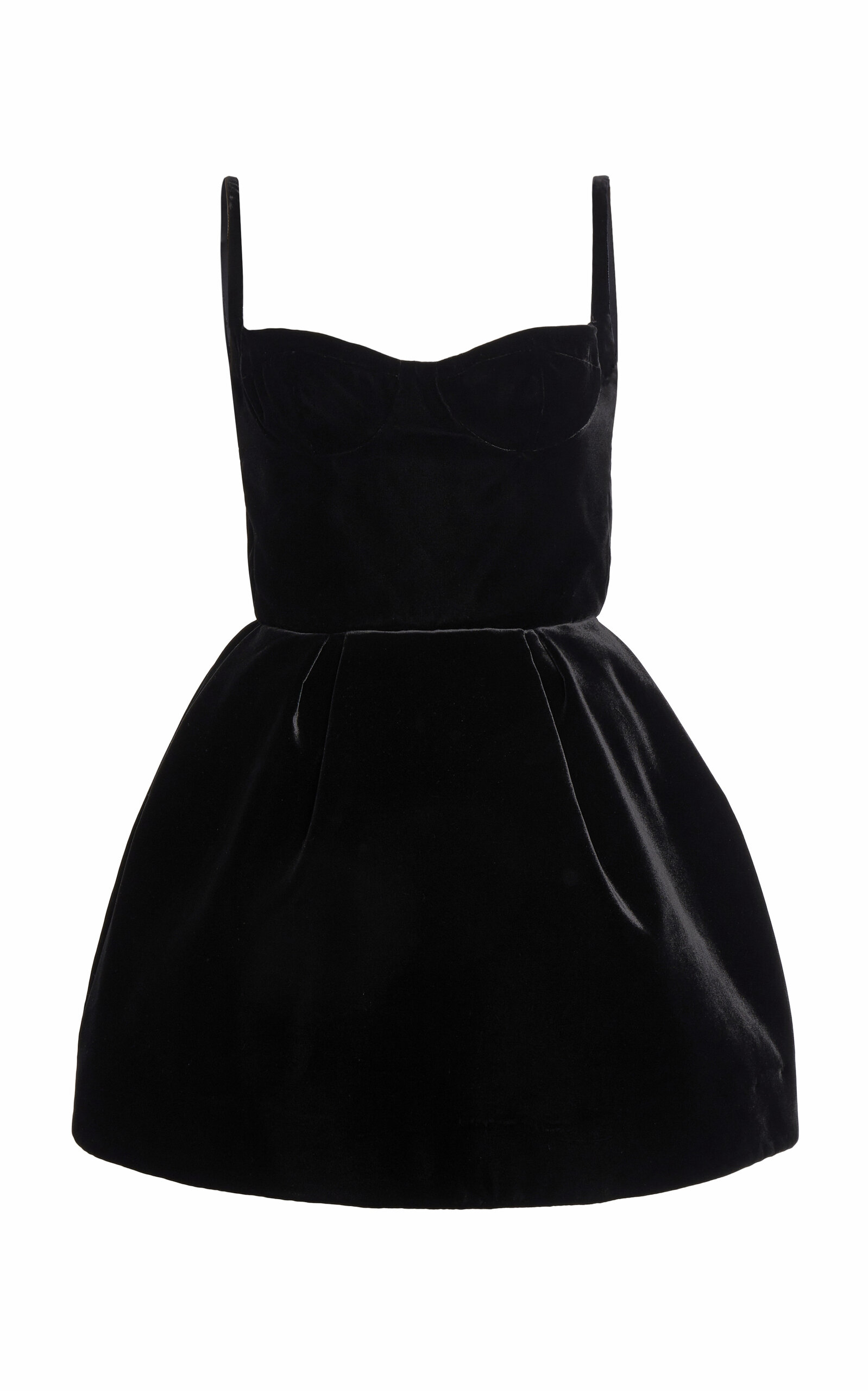 Giambattista Valli Elvet Open Back Dress In Black