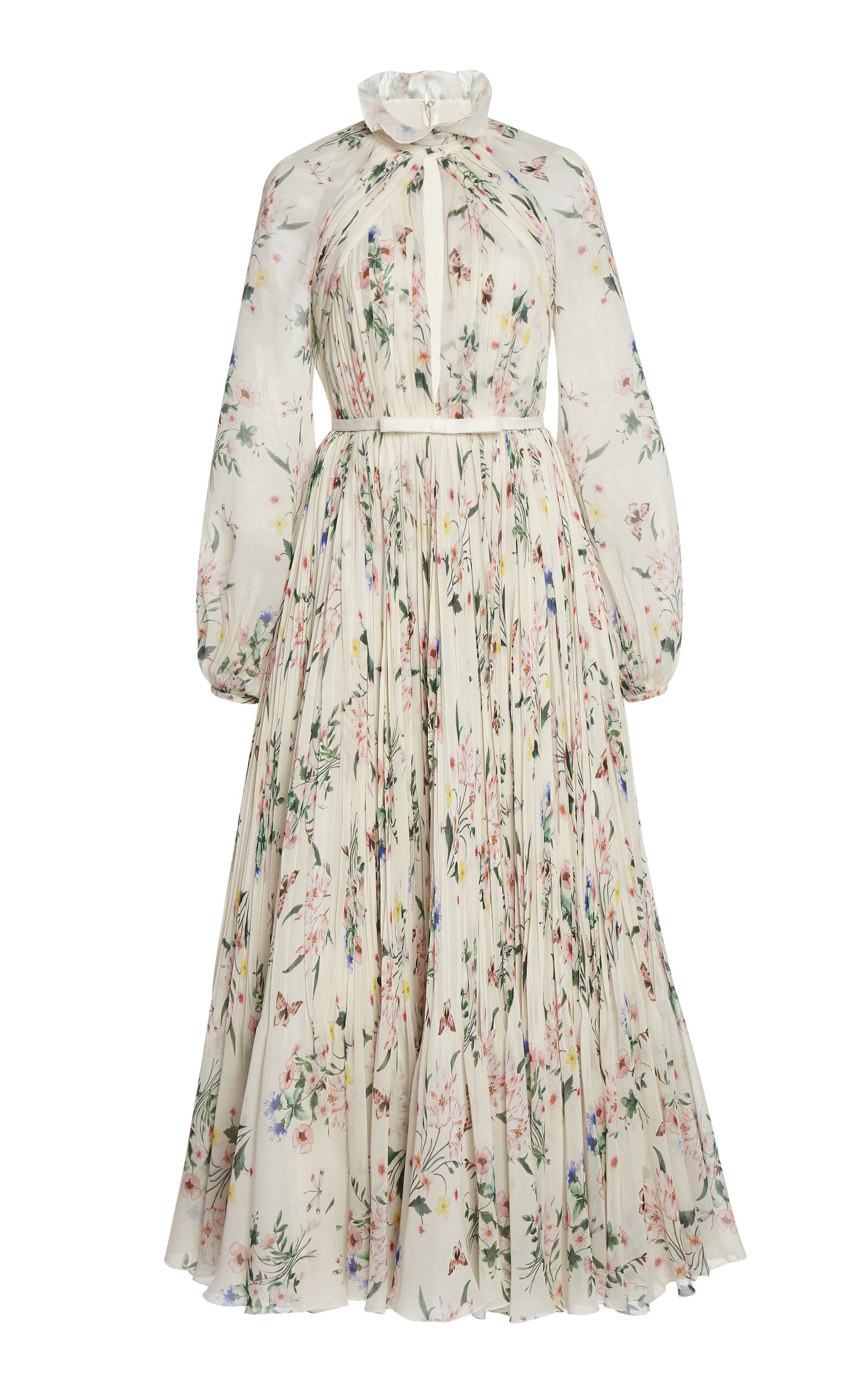 Giambattista Valli Printed Cotton Georgette Dress In Floral