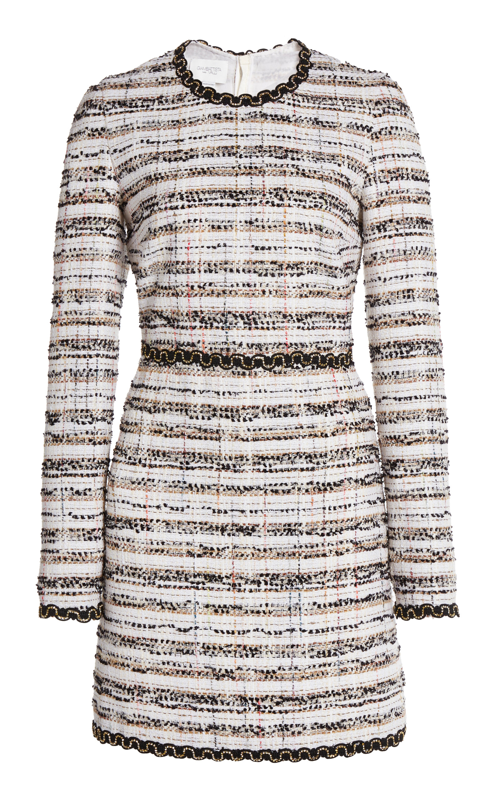 Giambattista Valli Textured Cotton-Blend Bouclé Mini Dress