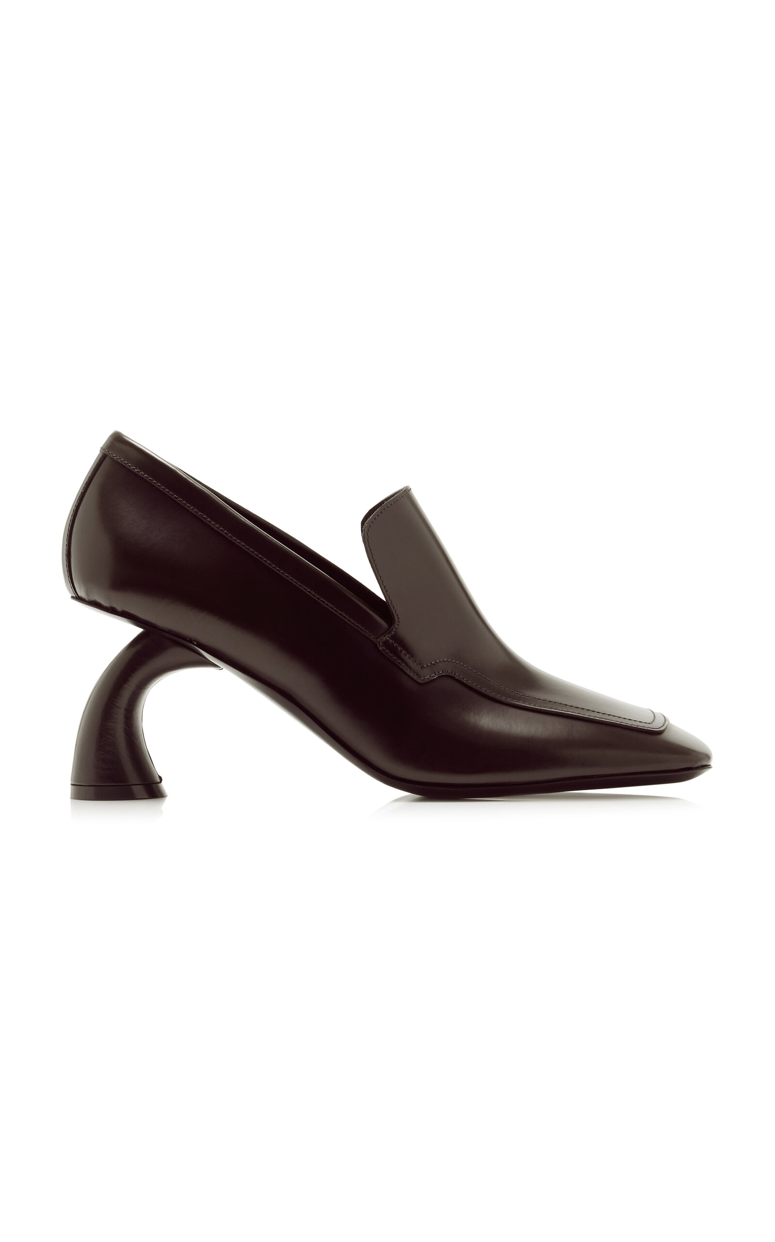 Dries Van Noten Leather Loafer Pumps