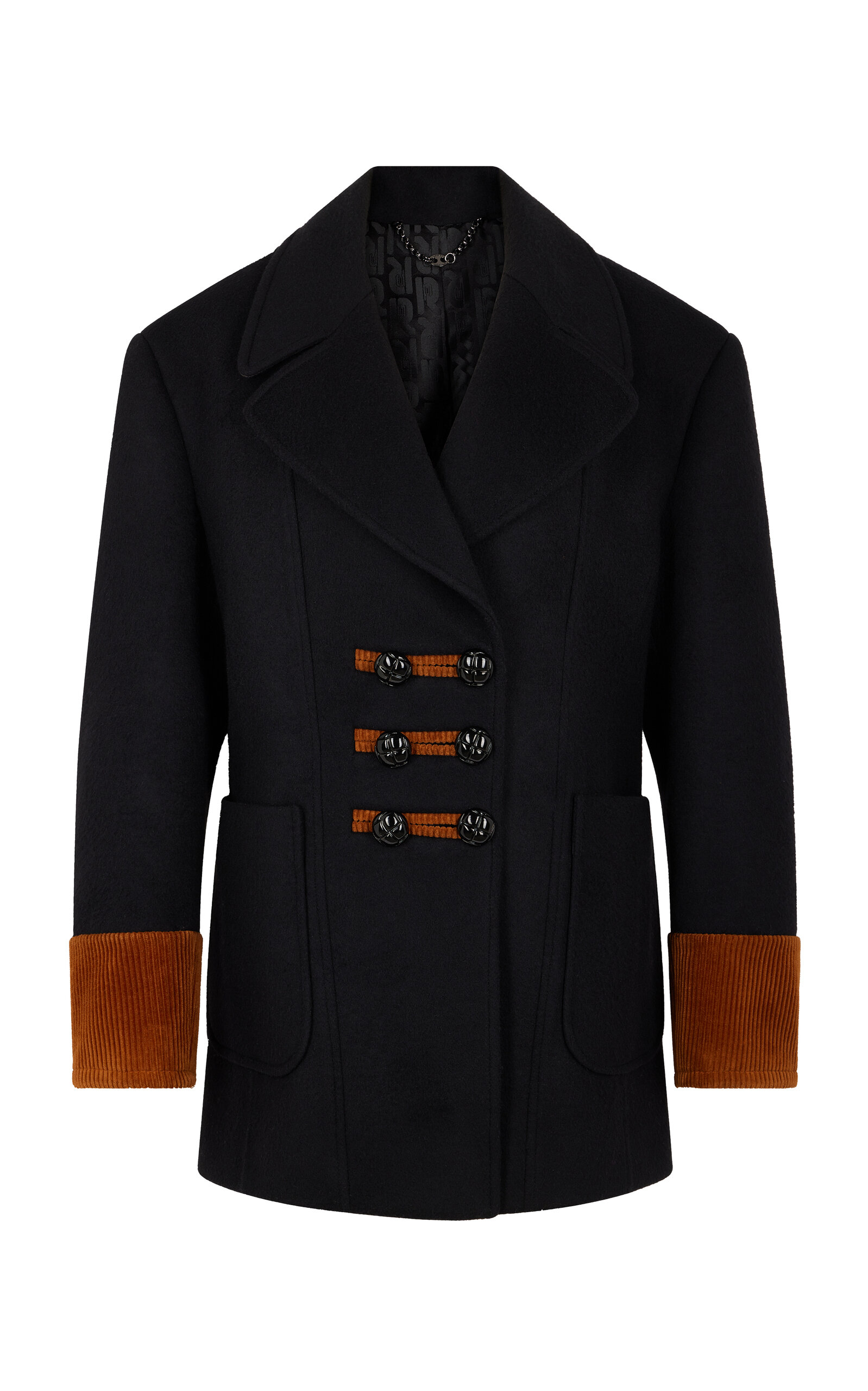 Rabanne Oversized Wool-blend Blazer In Black