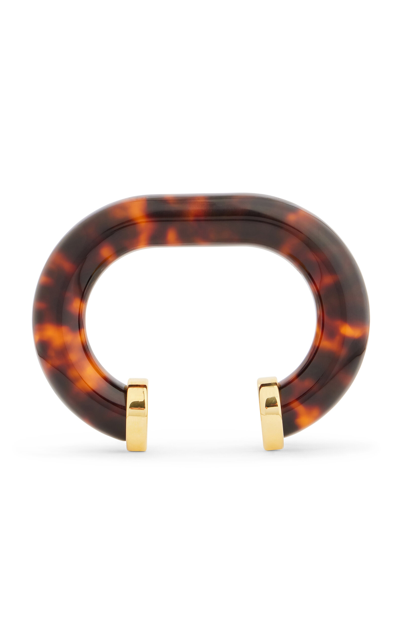 Rabanne Xl Cuff Bracelet In Brown
