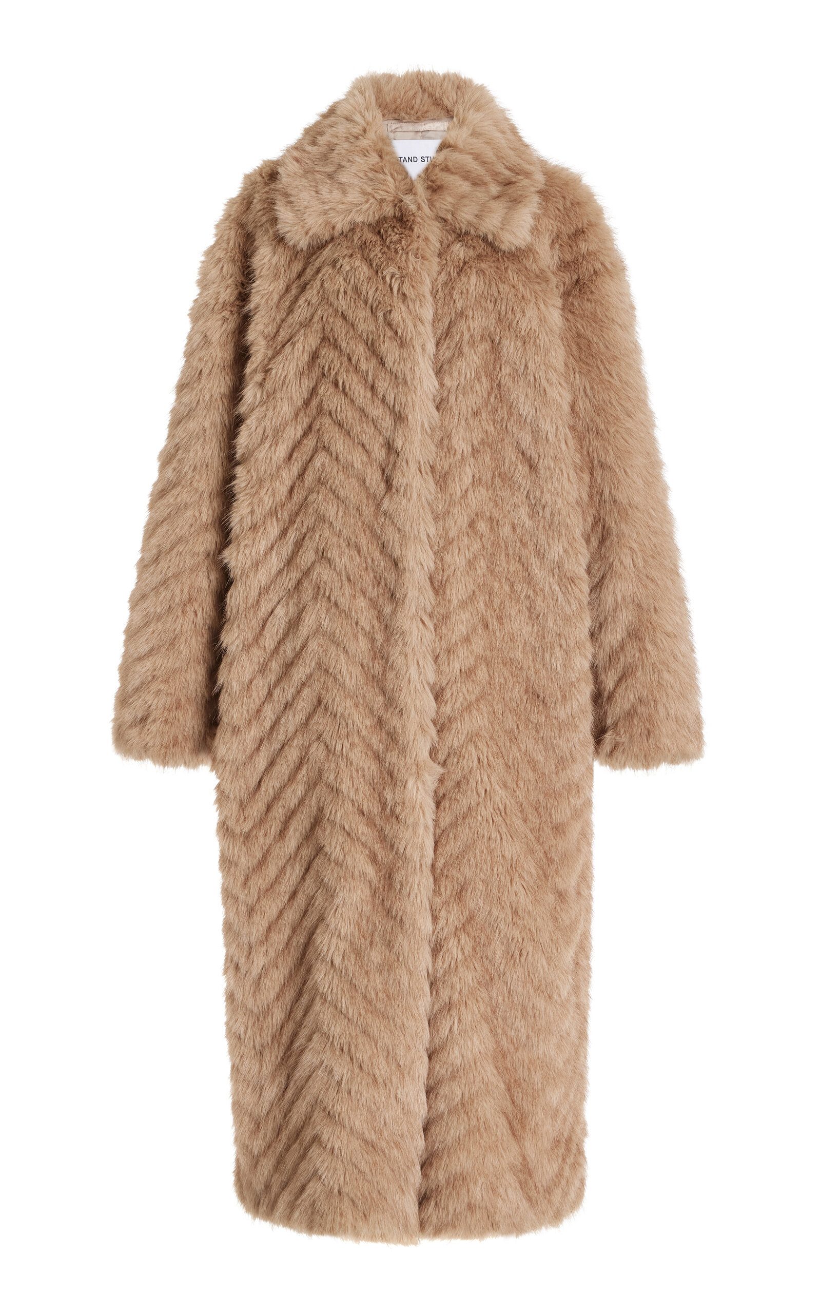 Shop Stand Studio Wynther Coat In Neutral