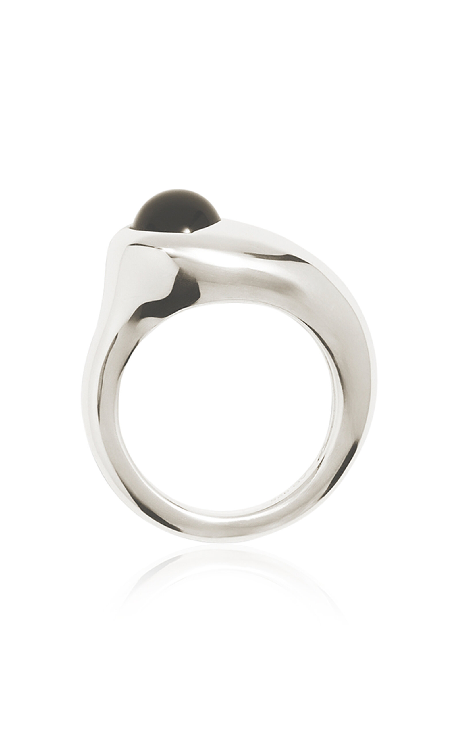 Dualism Black Onyx Sterling Silver Ring