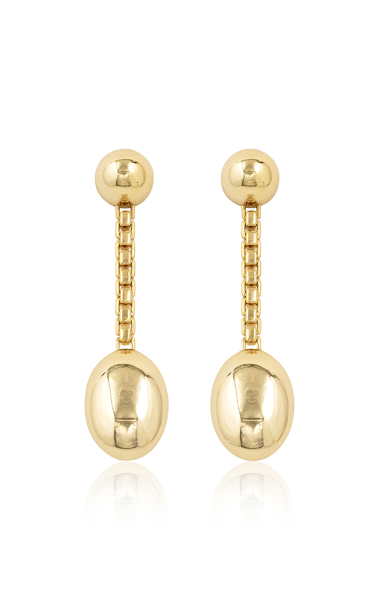 Reflection 18k Gold-Plated Long Earrings