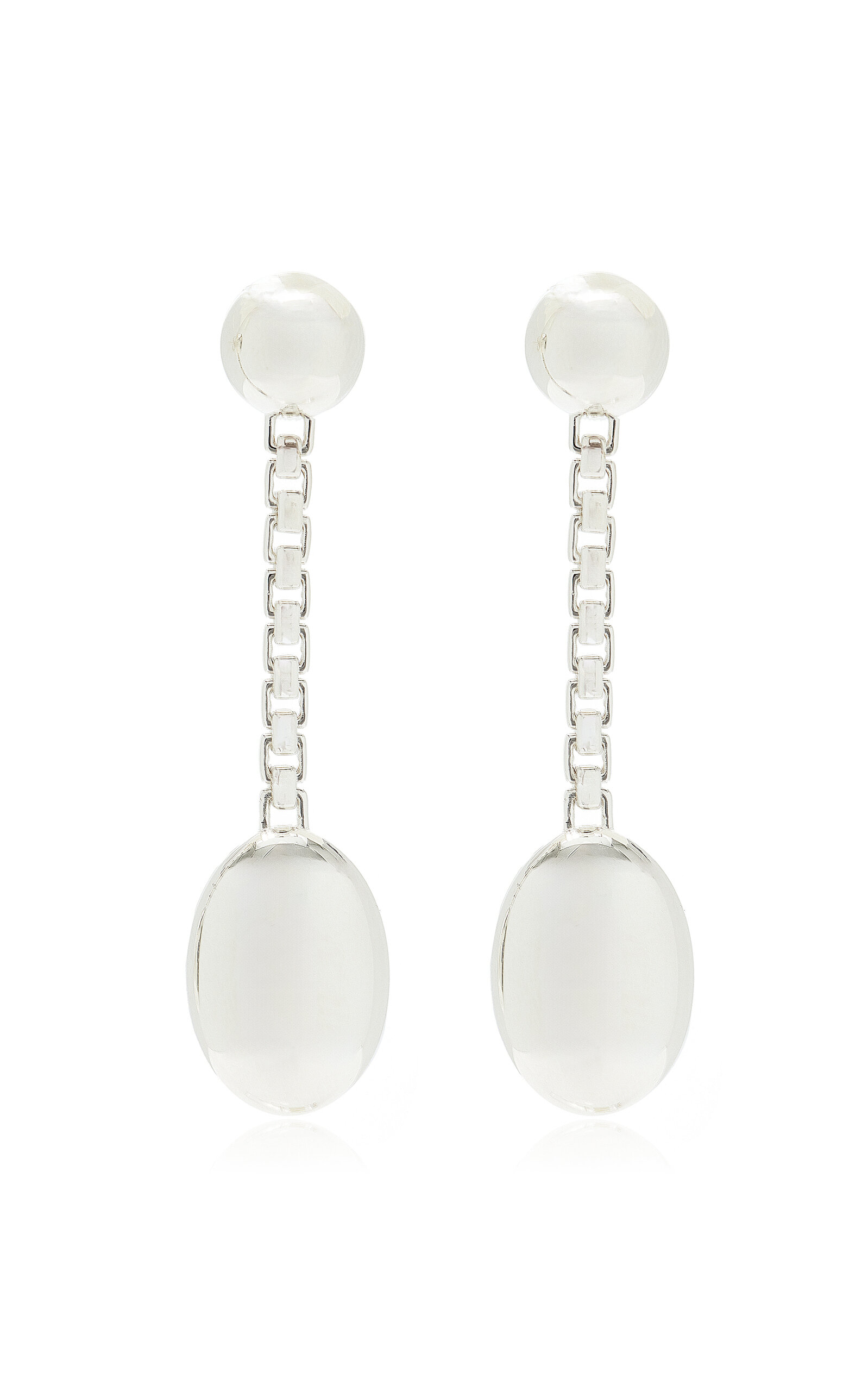 Ragbag Studio Reflection Sterling Silver Long Earrings