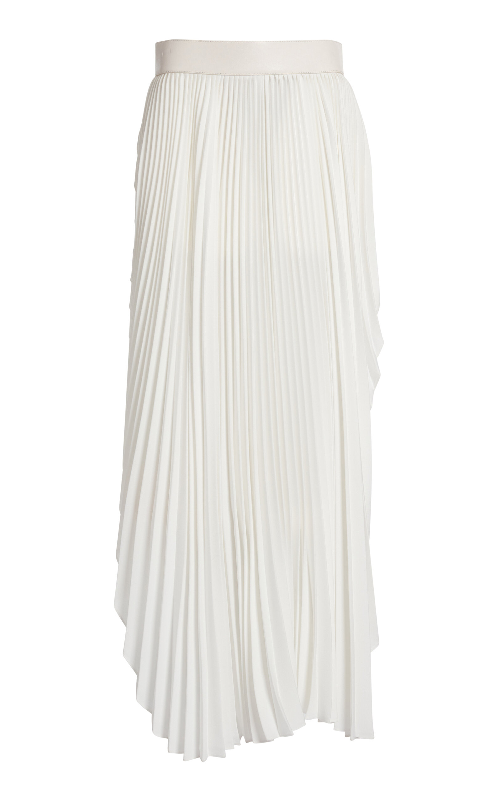 Stella McCartney Pleated Georgette Maxi Skirt