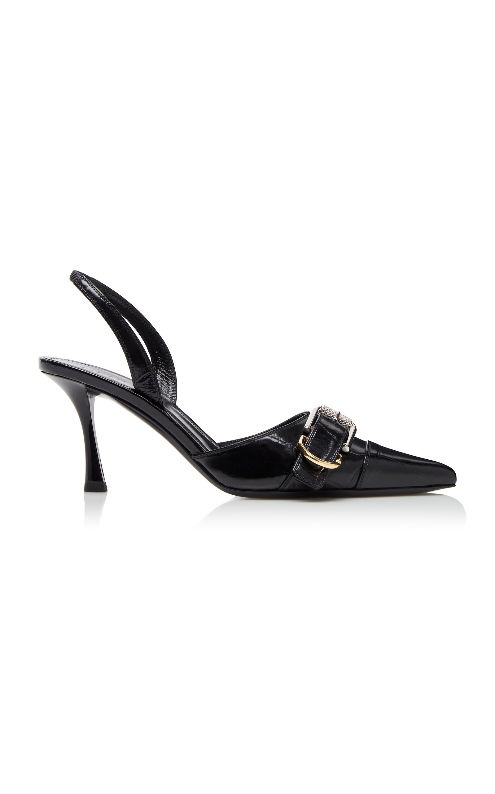 Givenchy Voyou Leather Slingback Pumps