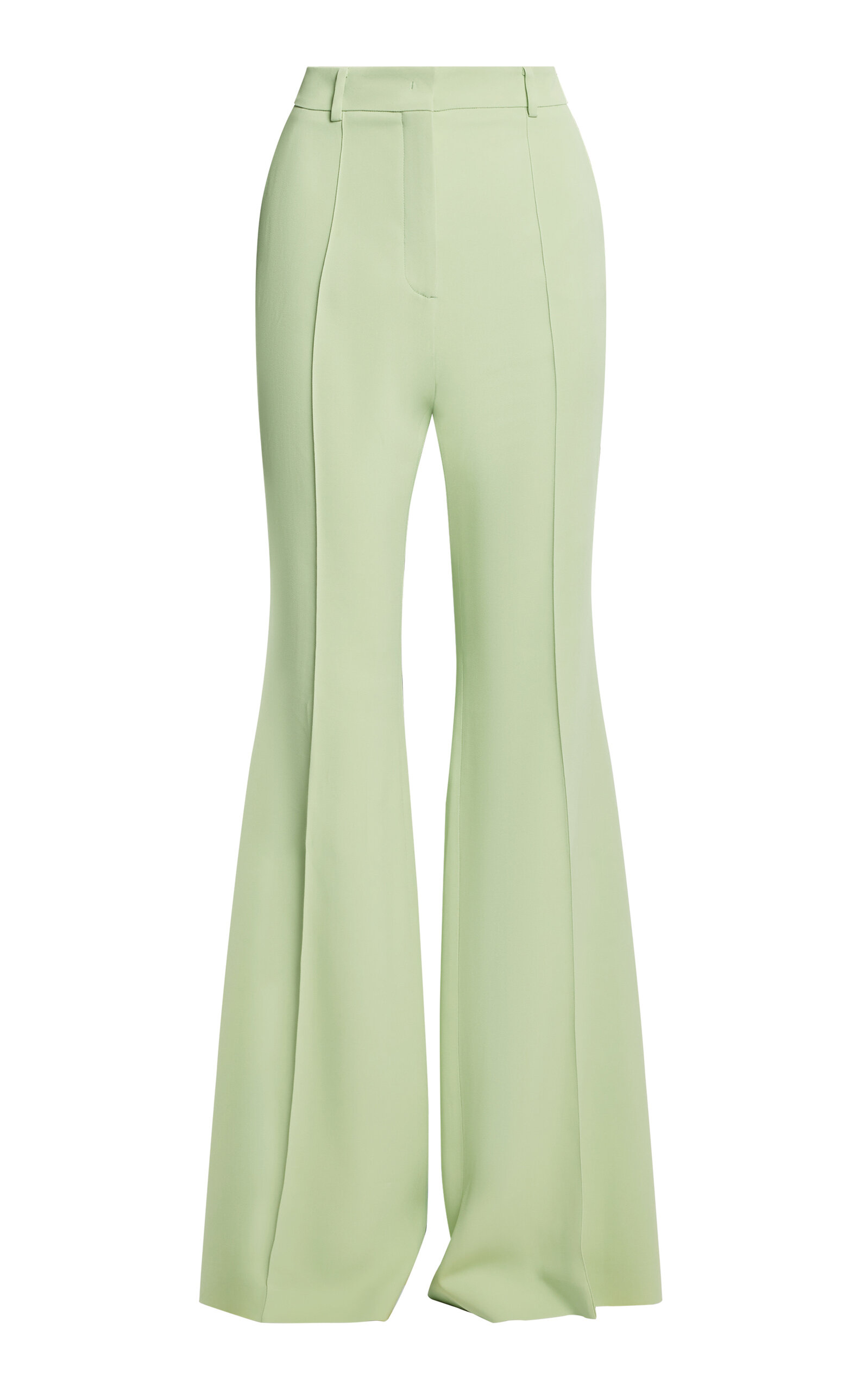 Elie Saab Cady Flared Pants In Green