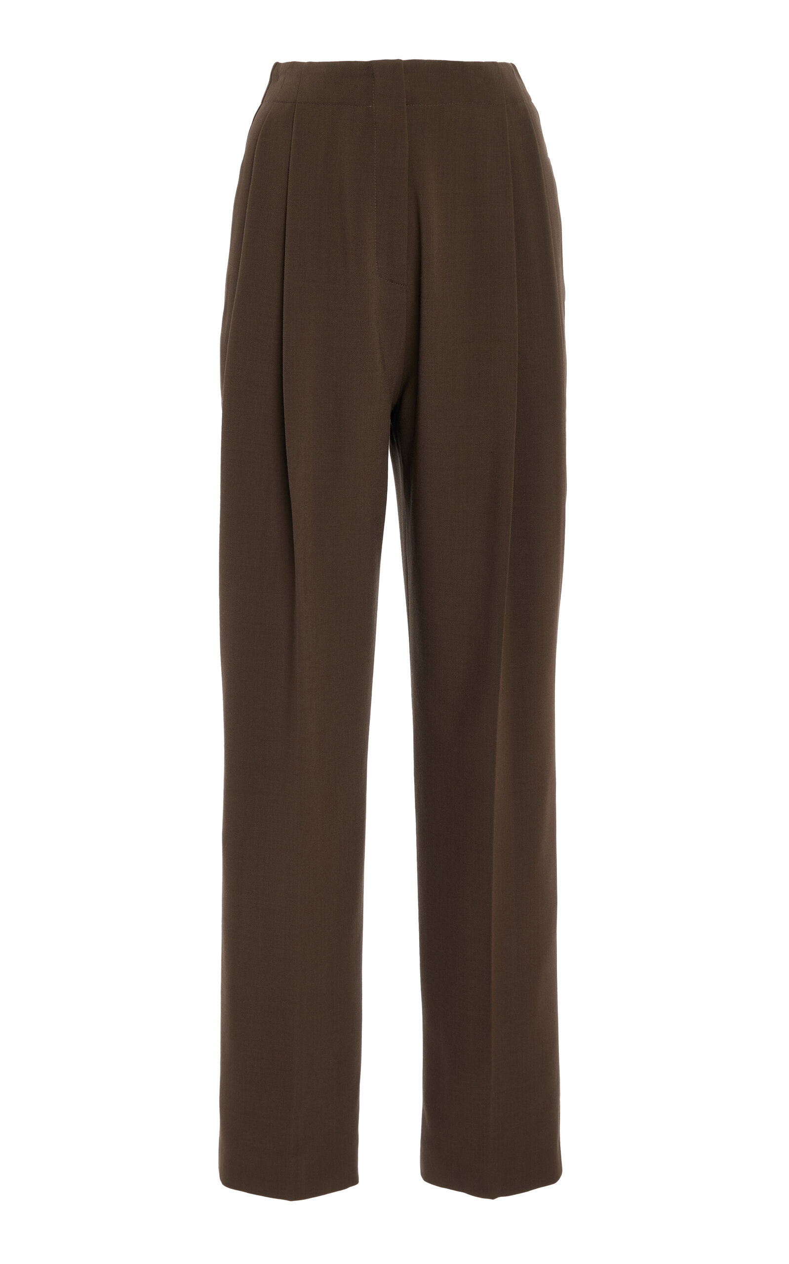 Tove Roan High-Rise Straight-Leg Pants - Green