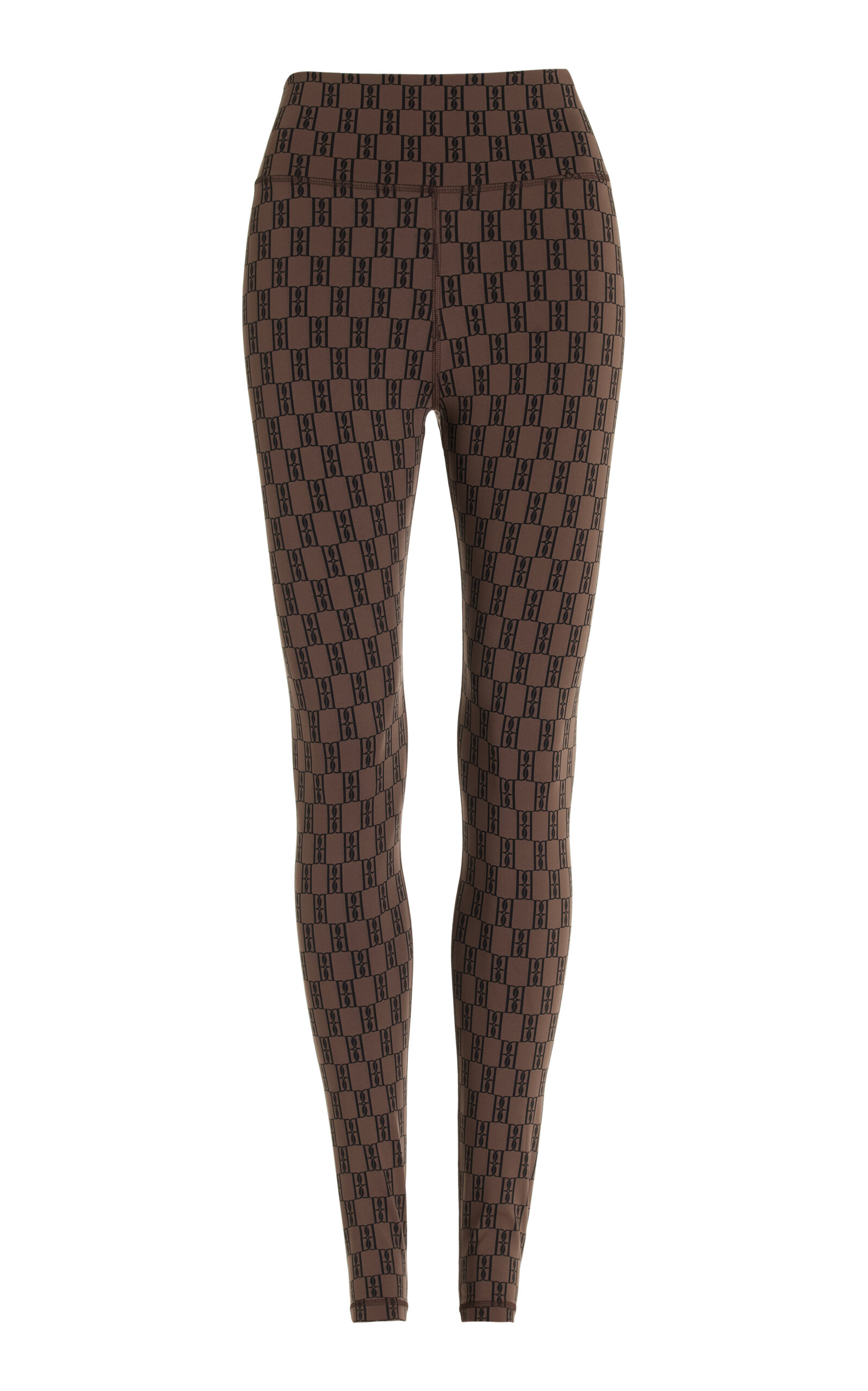 By Malene Birger Polene Logo-Knit Leggings - Brown