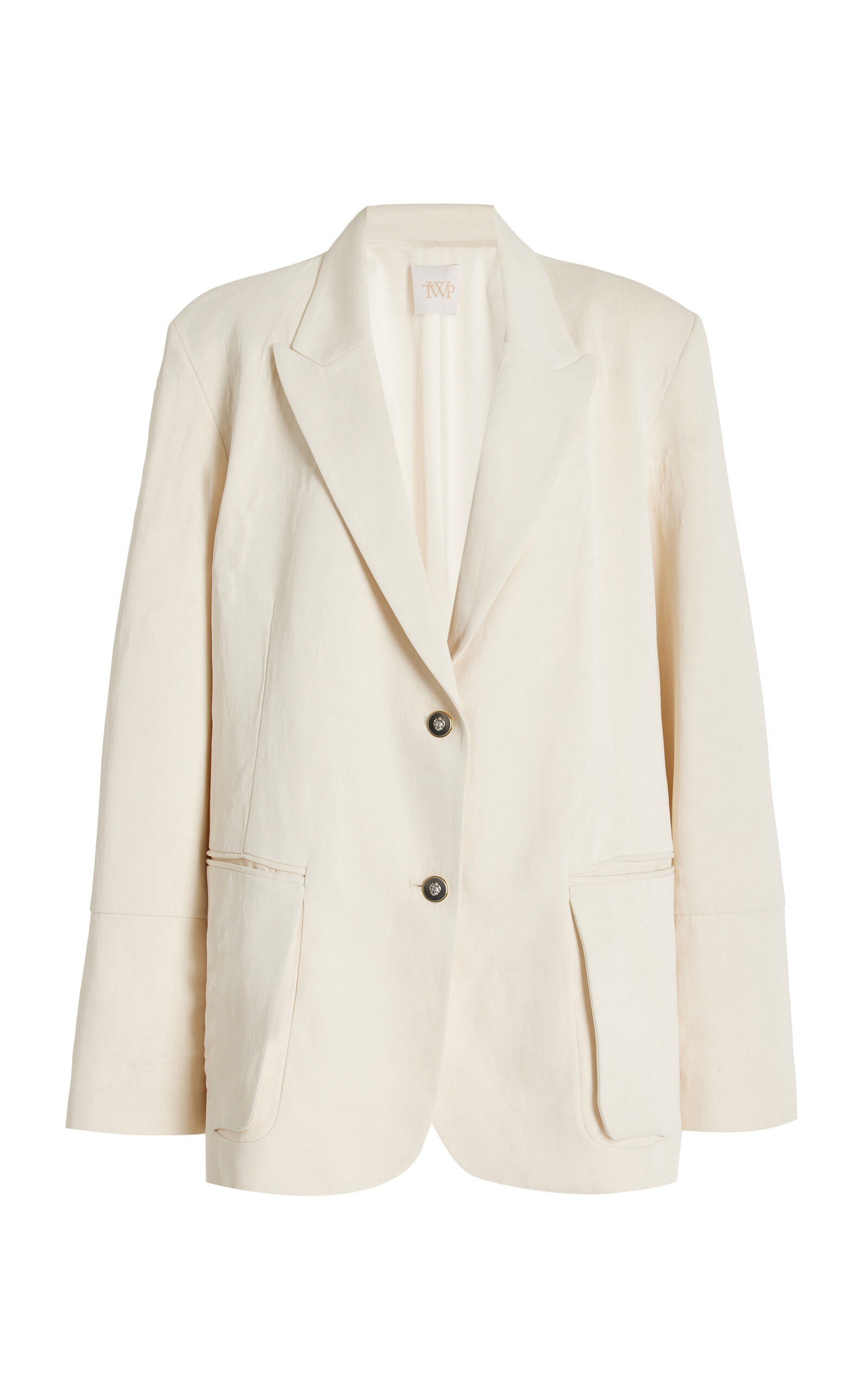 Shop Twp Exclusive Sweet Pea Oversized Blazer In Off-white