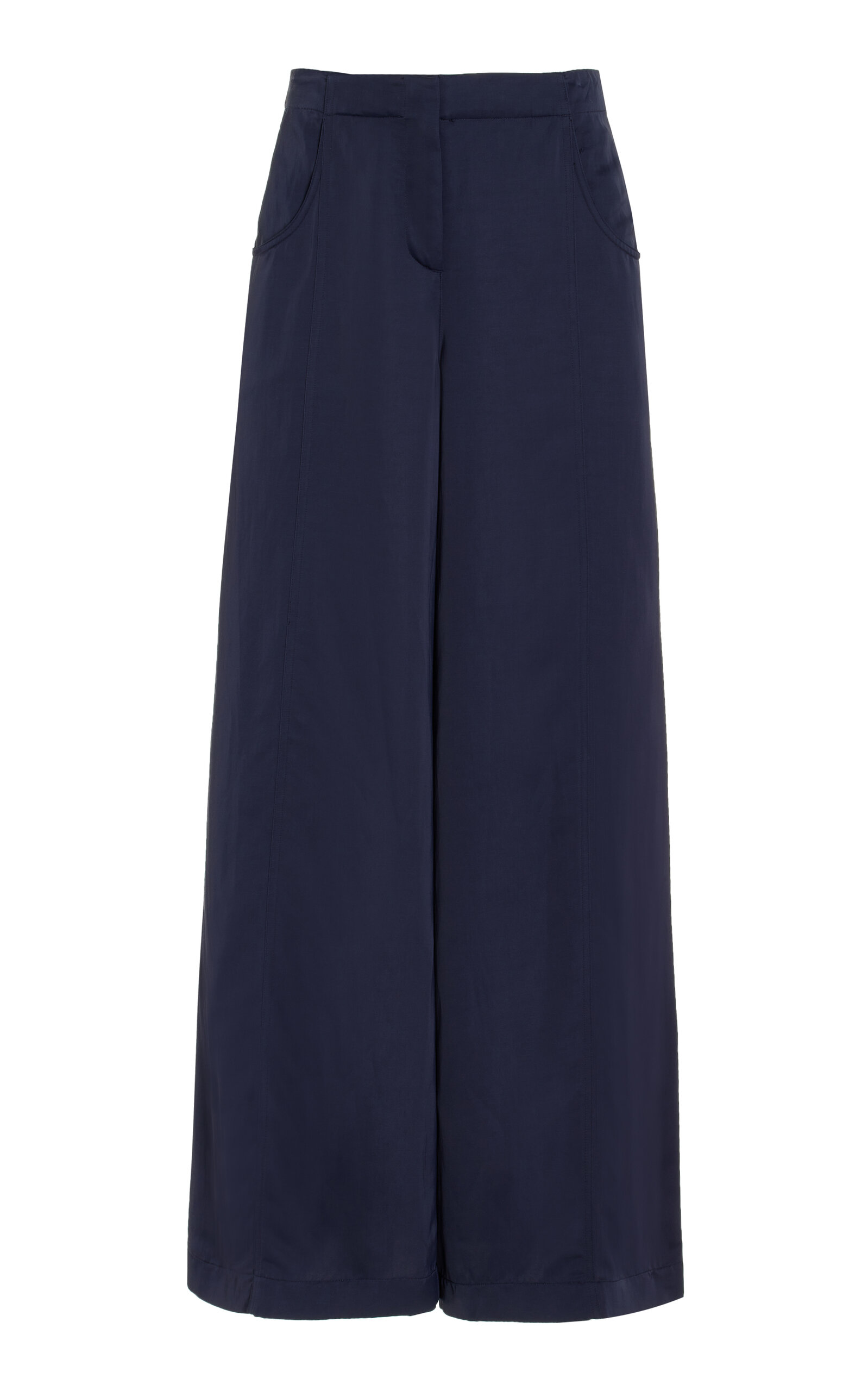 Twp Exclusive Demie Flared Pants In Navy