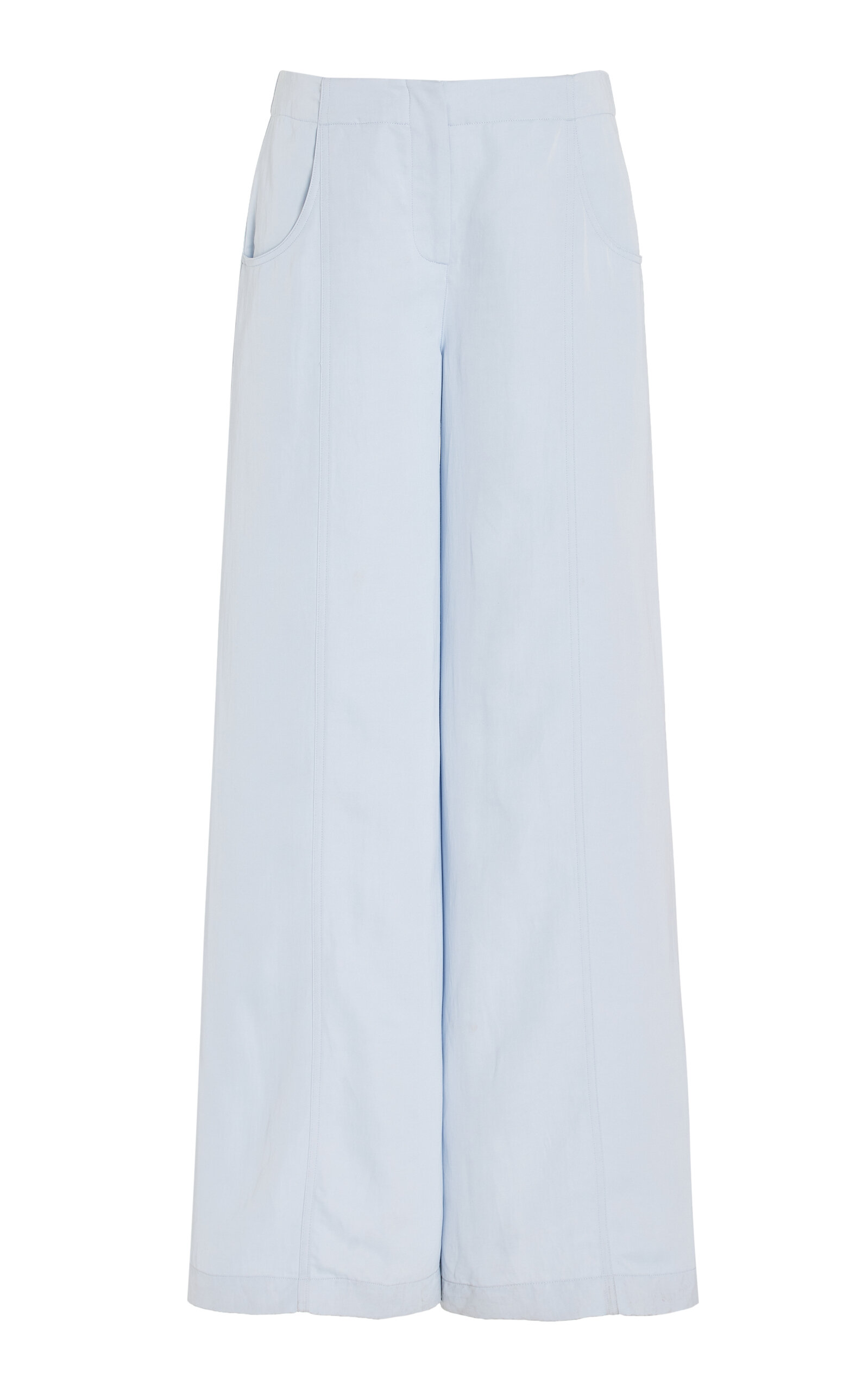 Twp Exclusive Demie Flared Pants In Light Blue