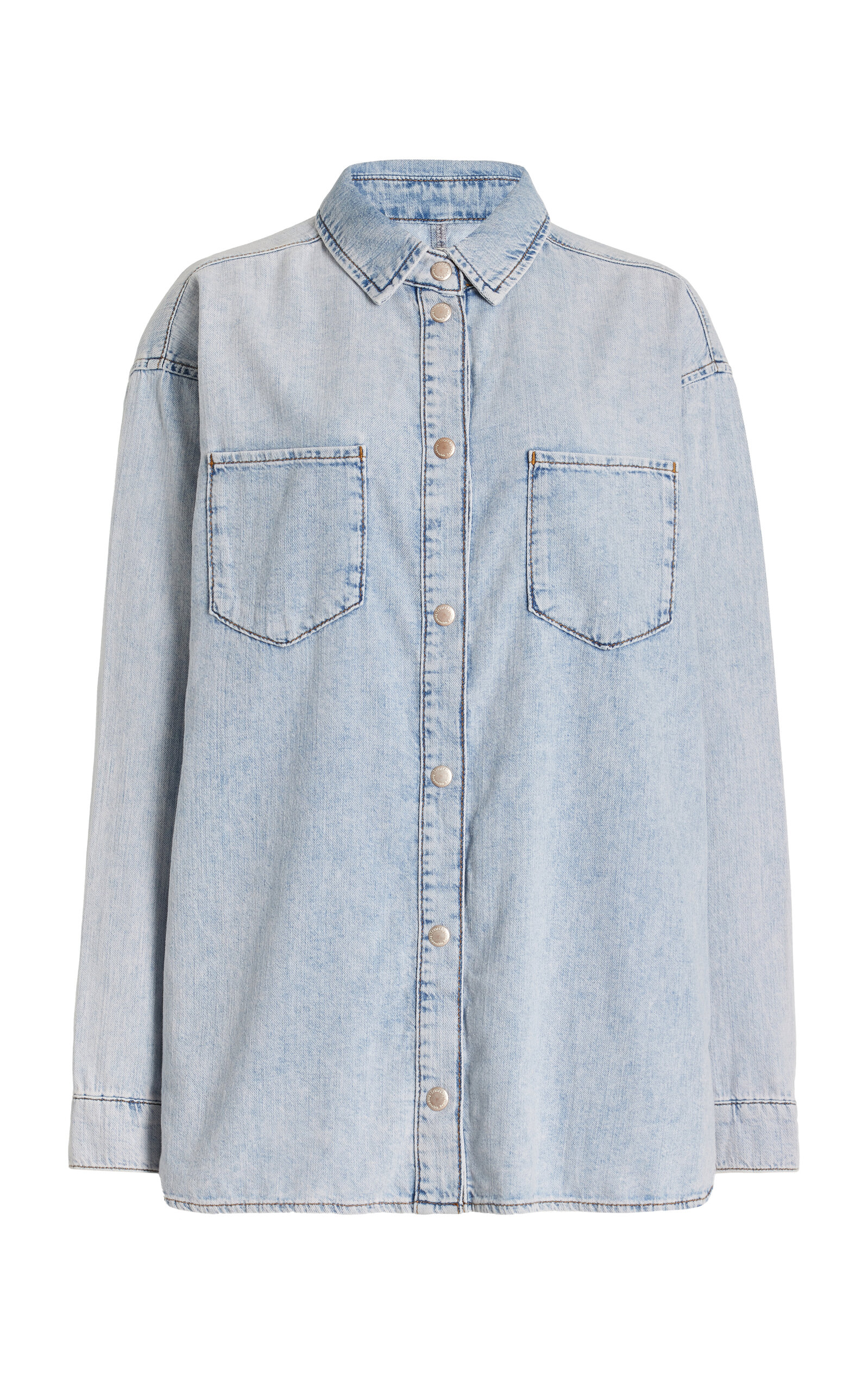 Ms. Charlotte Oversized Denim Shirt