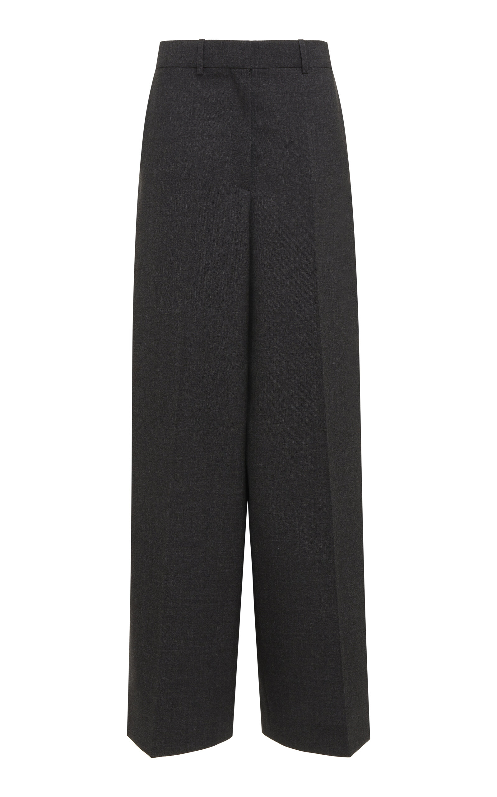 Wool Straight-Leg Pants