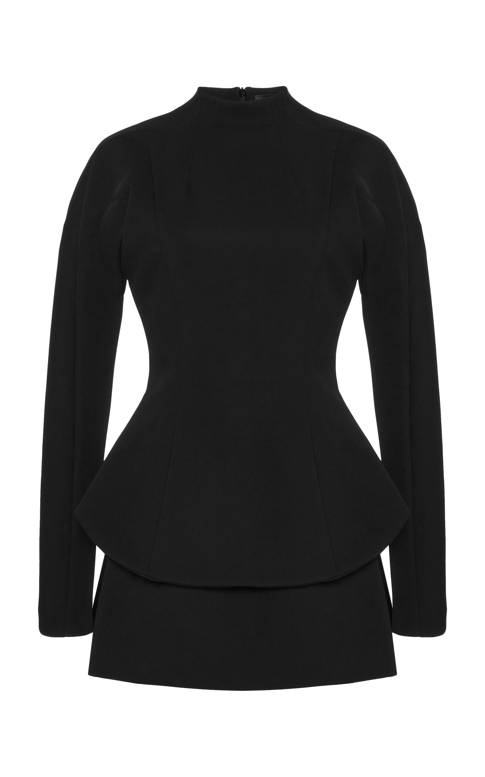 A.w.a.k.e. Curved Hem Top In Black