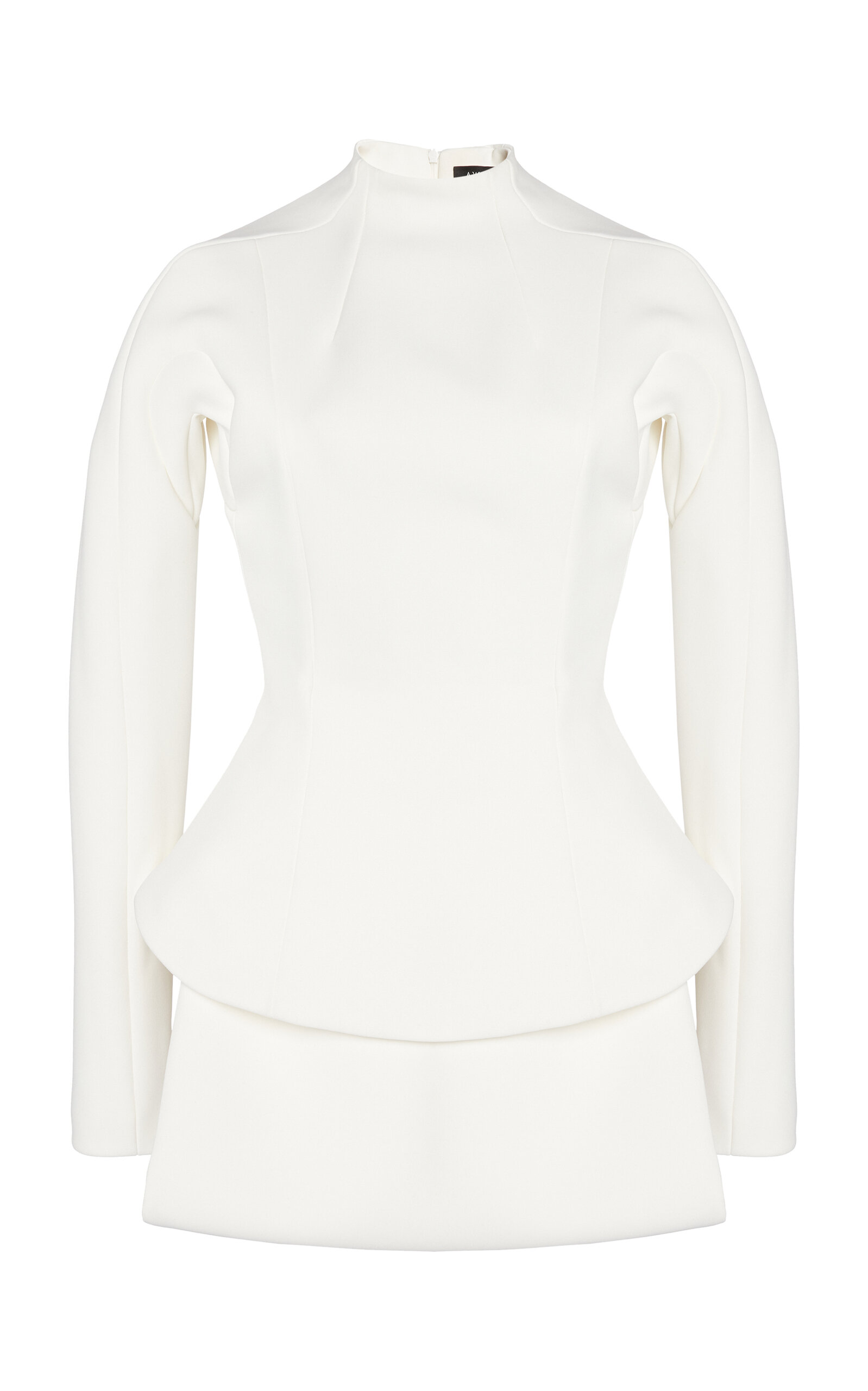 A.w.a.k.e. Curved Hem Top In Ivory