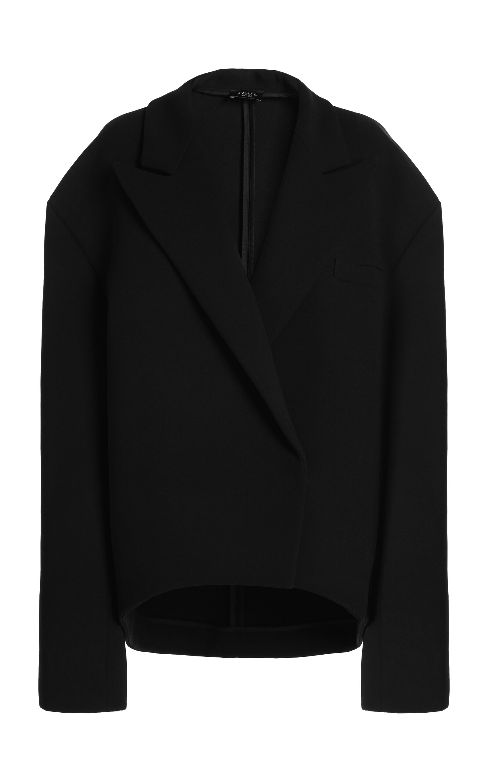 A.w.a.k.e. Oversized Tuxedo Jacket In Black