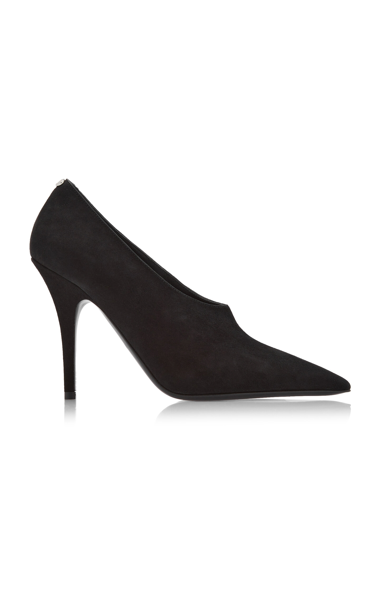 Valentino Garavani Le Salon Suede Pumps In Black