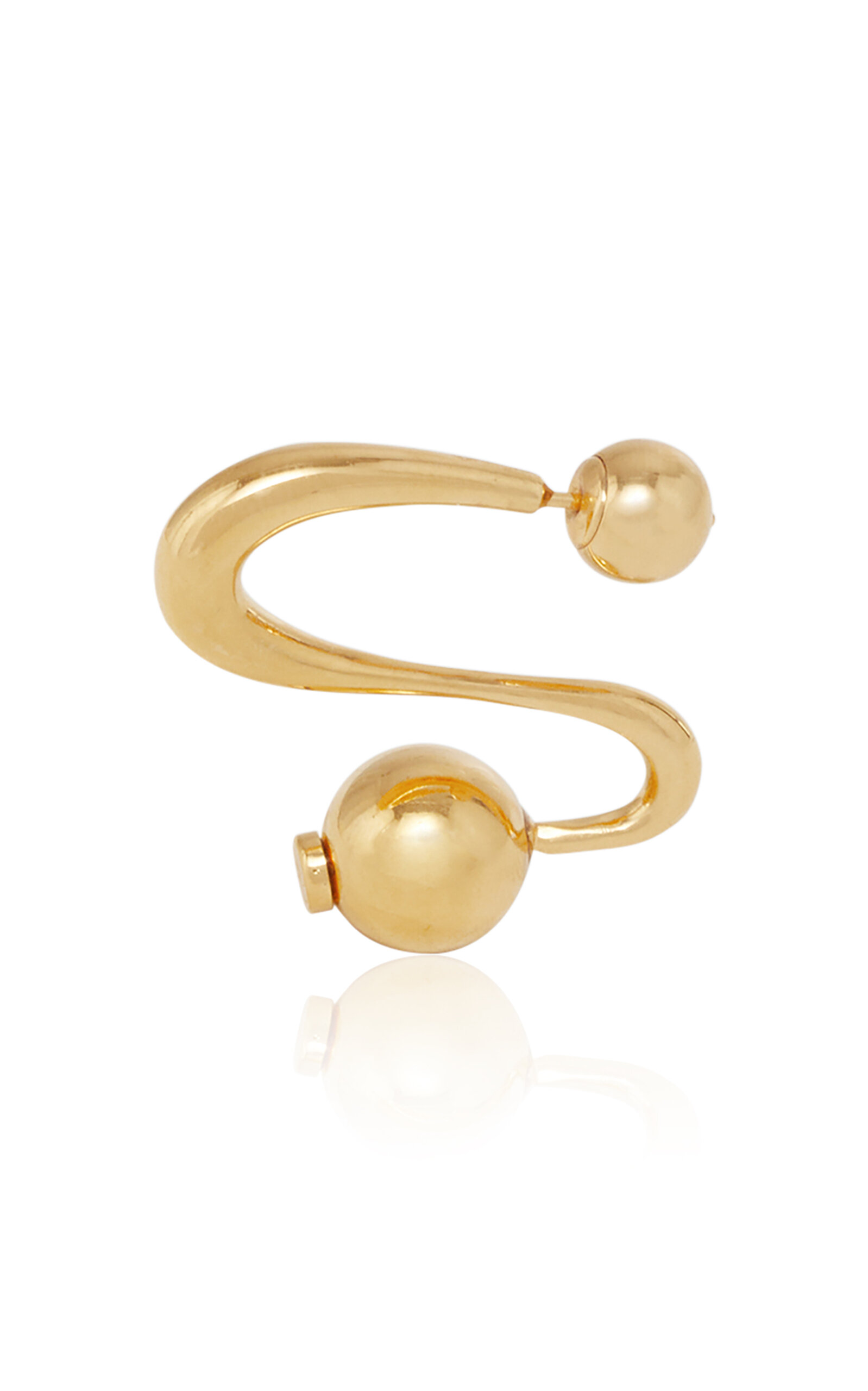 Ghazal Paris Amal 18k Gold-plated Small Earrings