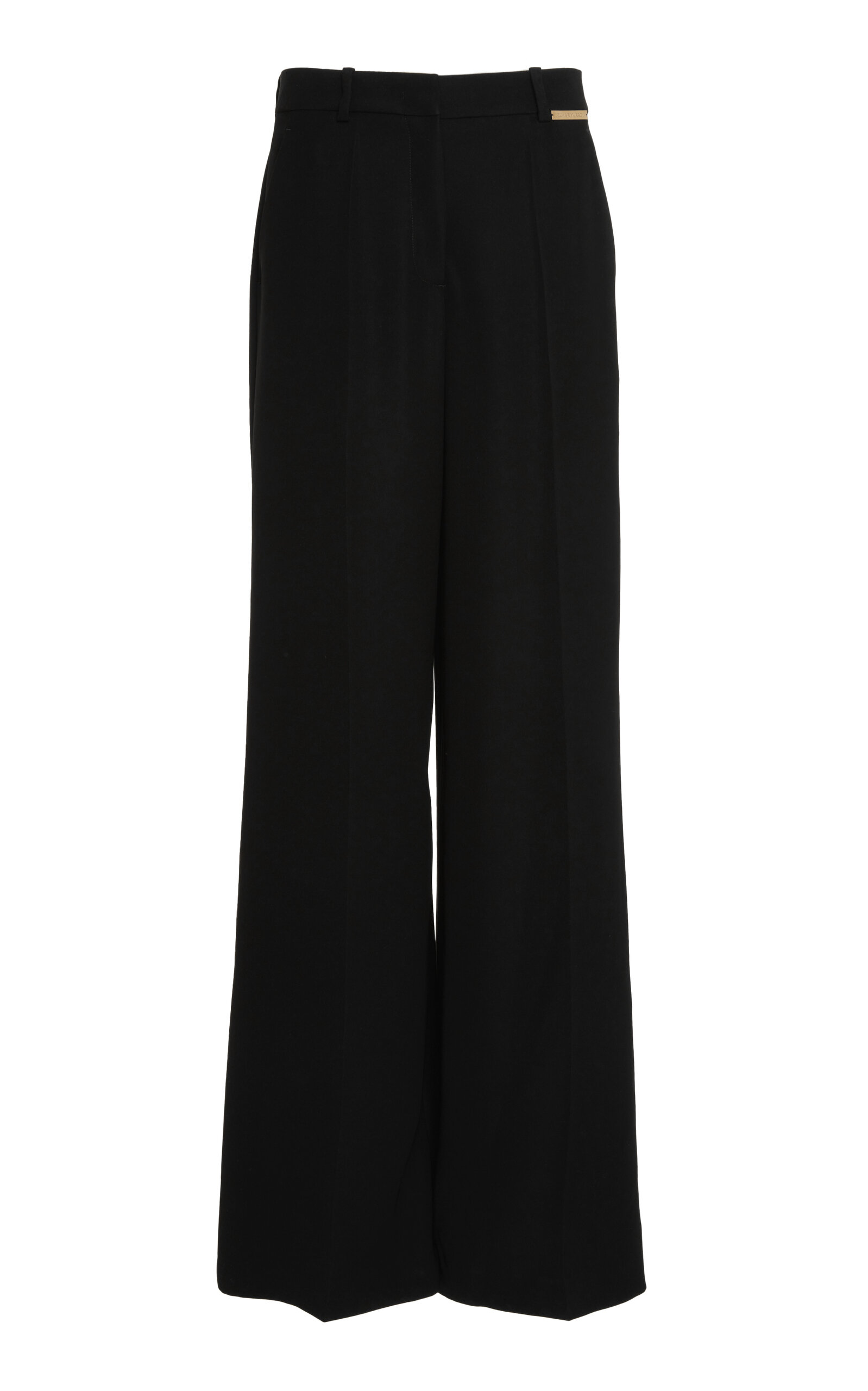 Zuhair Murad Wide-leg Cady Trousers In Black