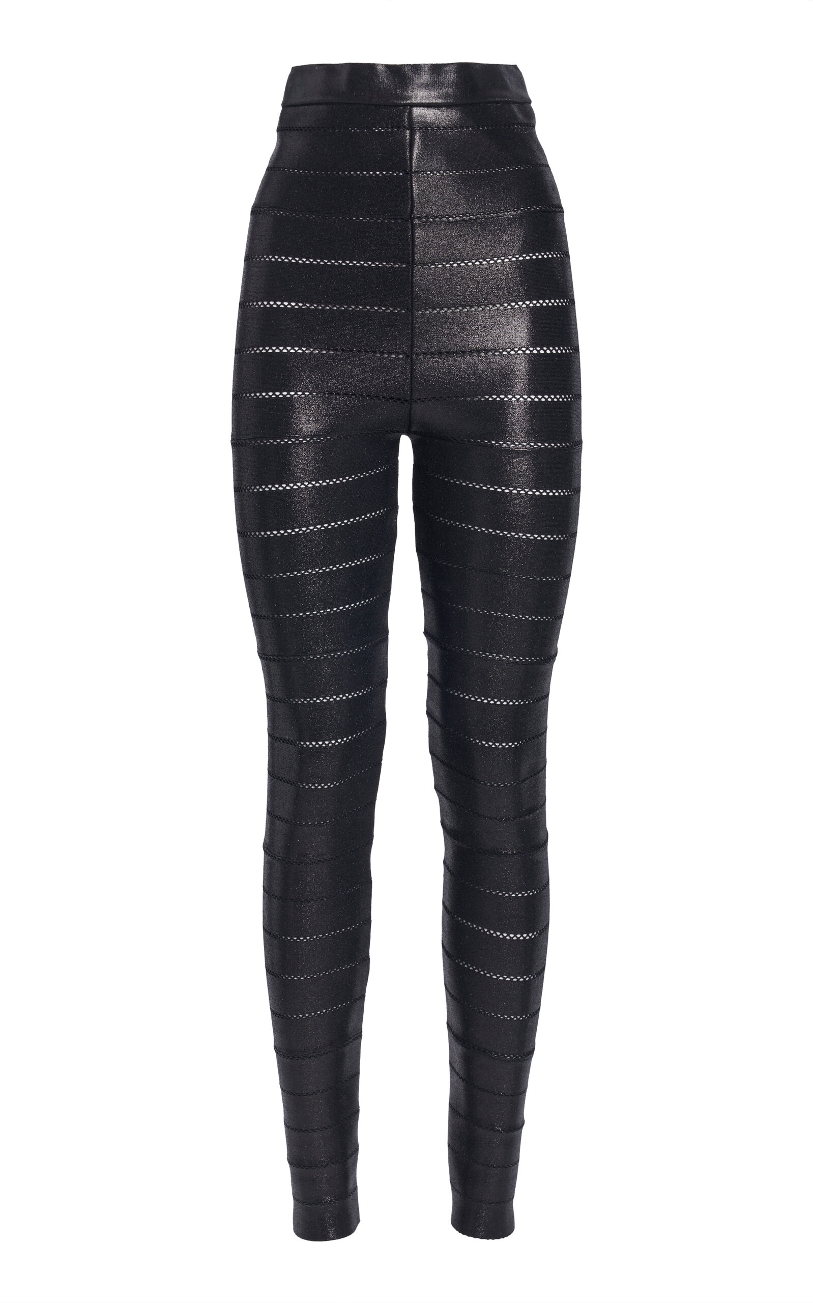 Tom Ford Intarsia Leggings In Black
