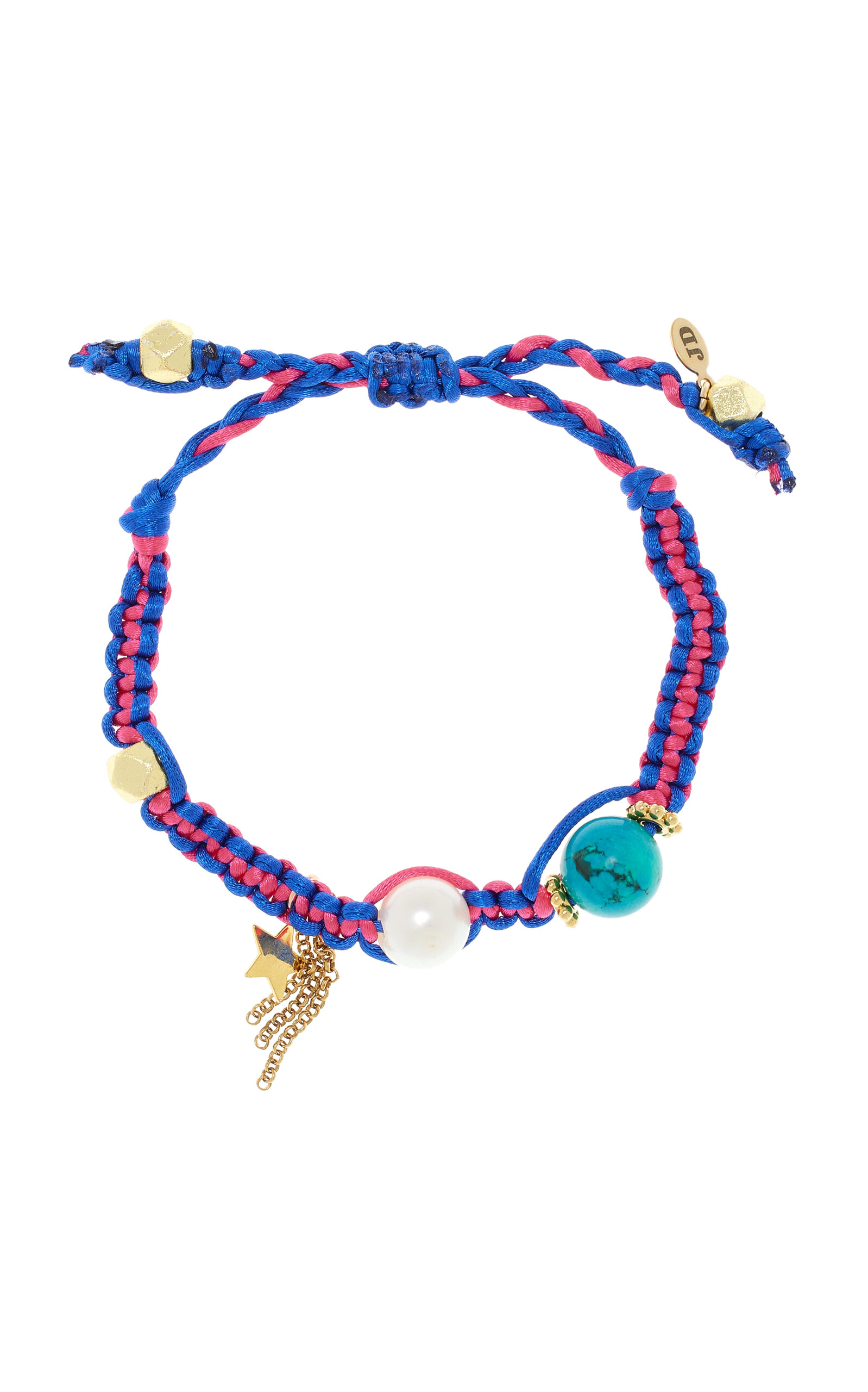 Joie DiGiovanni Mediterranean Sunrise Knotted Silk Turquoise Bracelet - Multi - OS - Moda Operandi