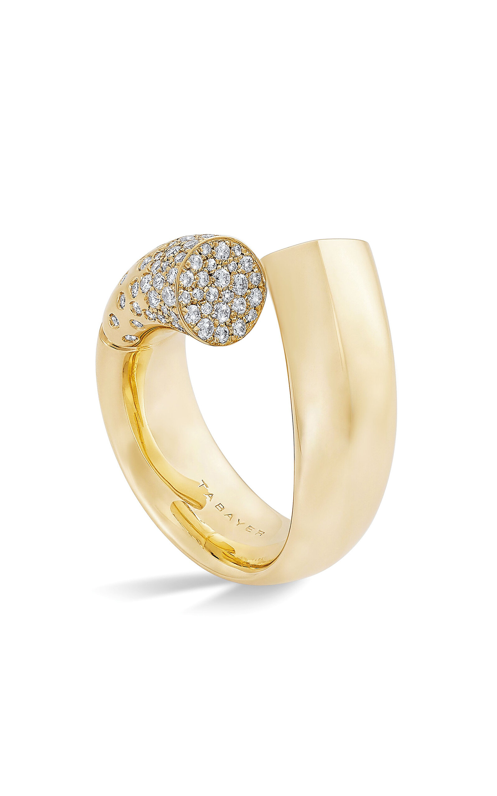 Oera Large 18K Fairmined Yellow Gold Diamond Ring