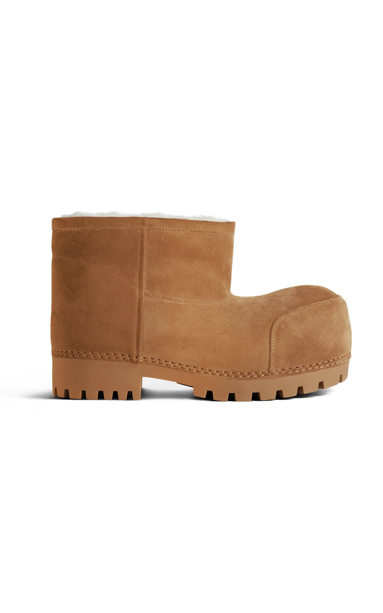 Alaska Suede & Faux-Fur Ankle Boots