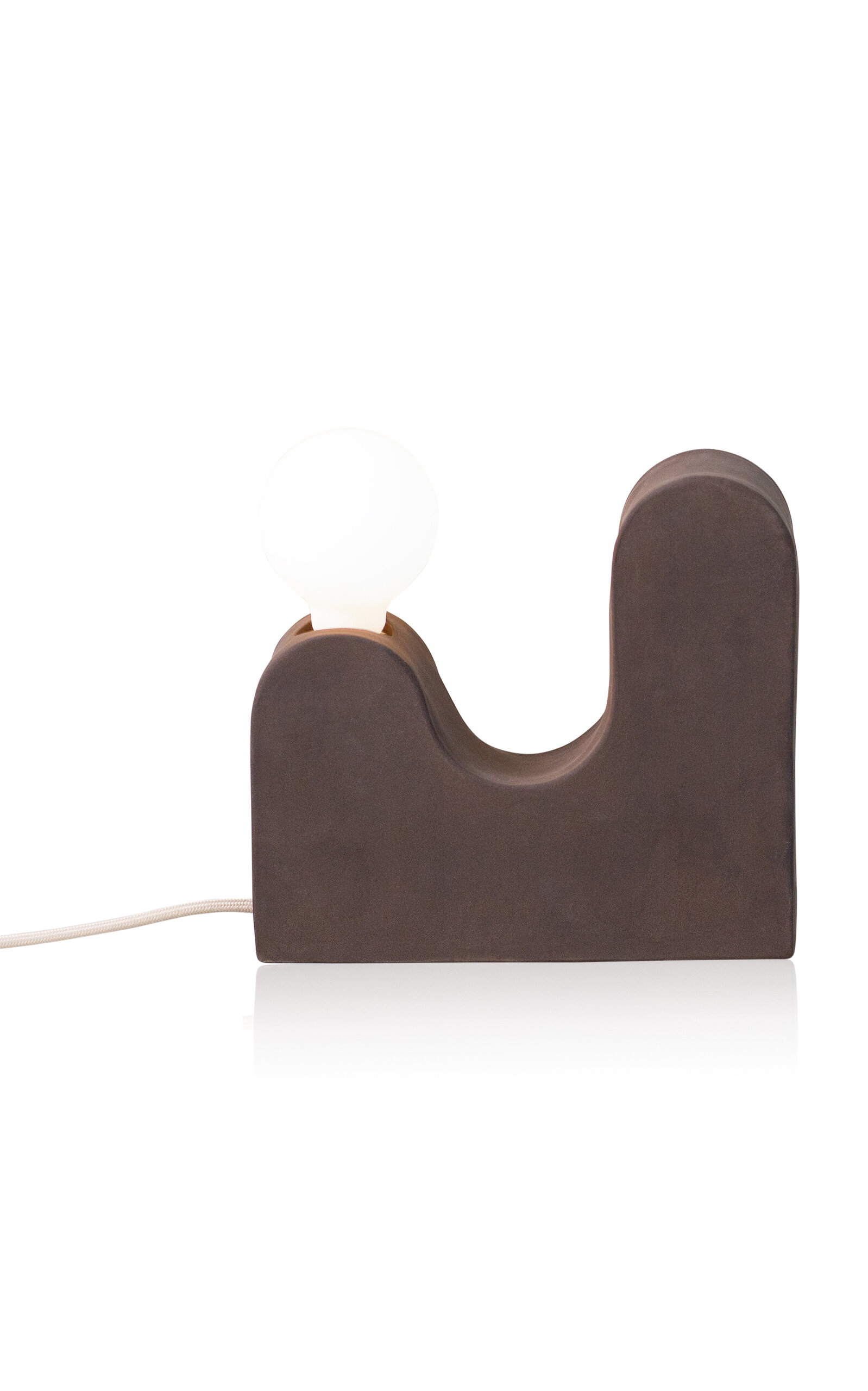 Sin Little Hills Ceramic Table Lamp In Brown