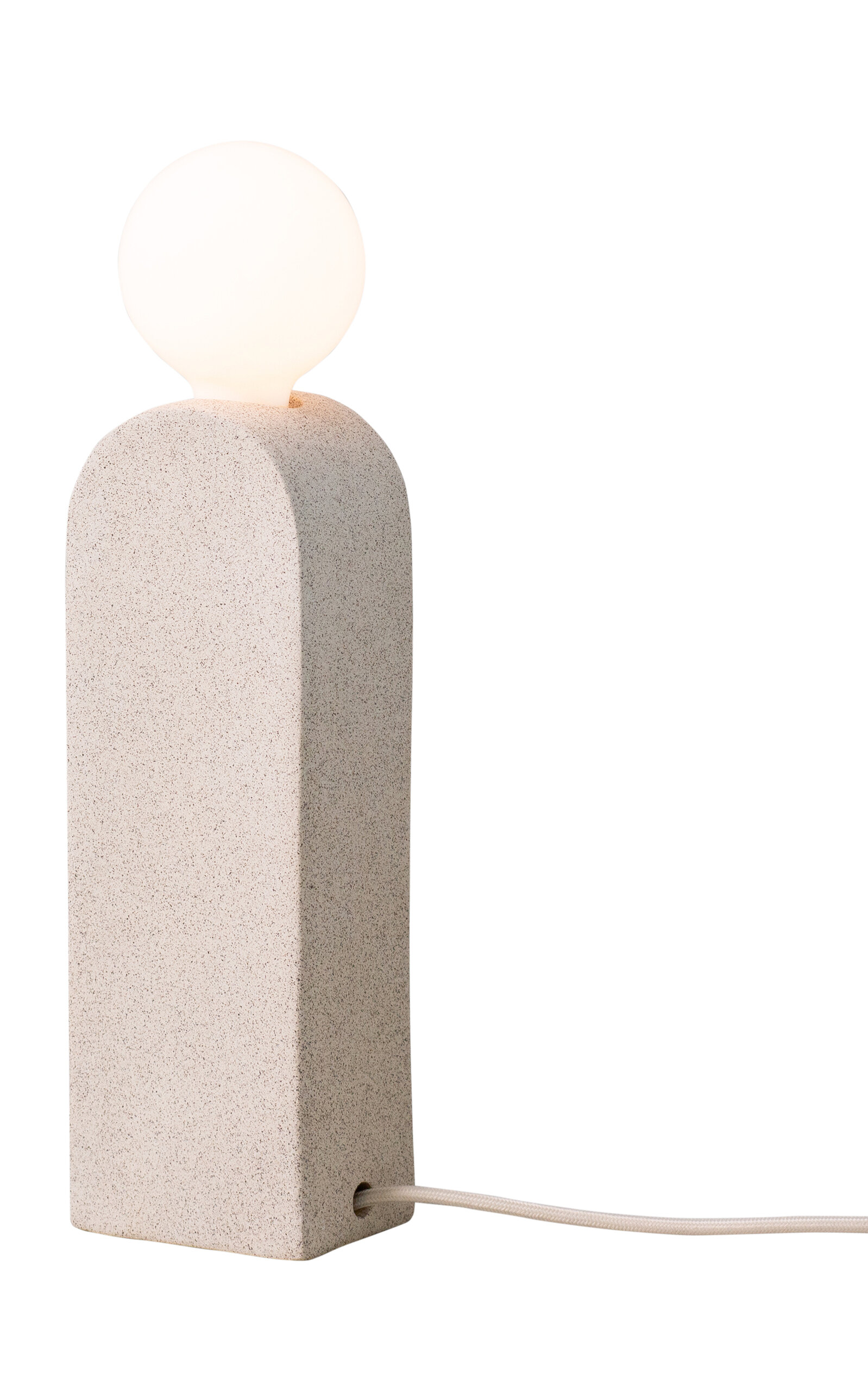 Sin Denali Ceramic Table Lamp In Neutral