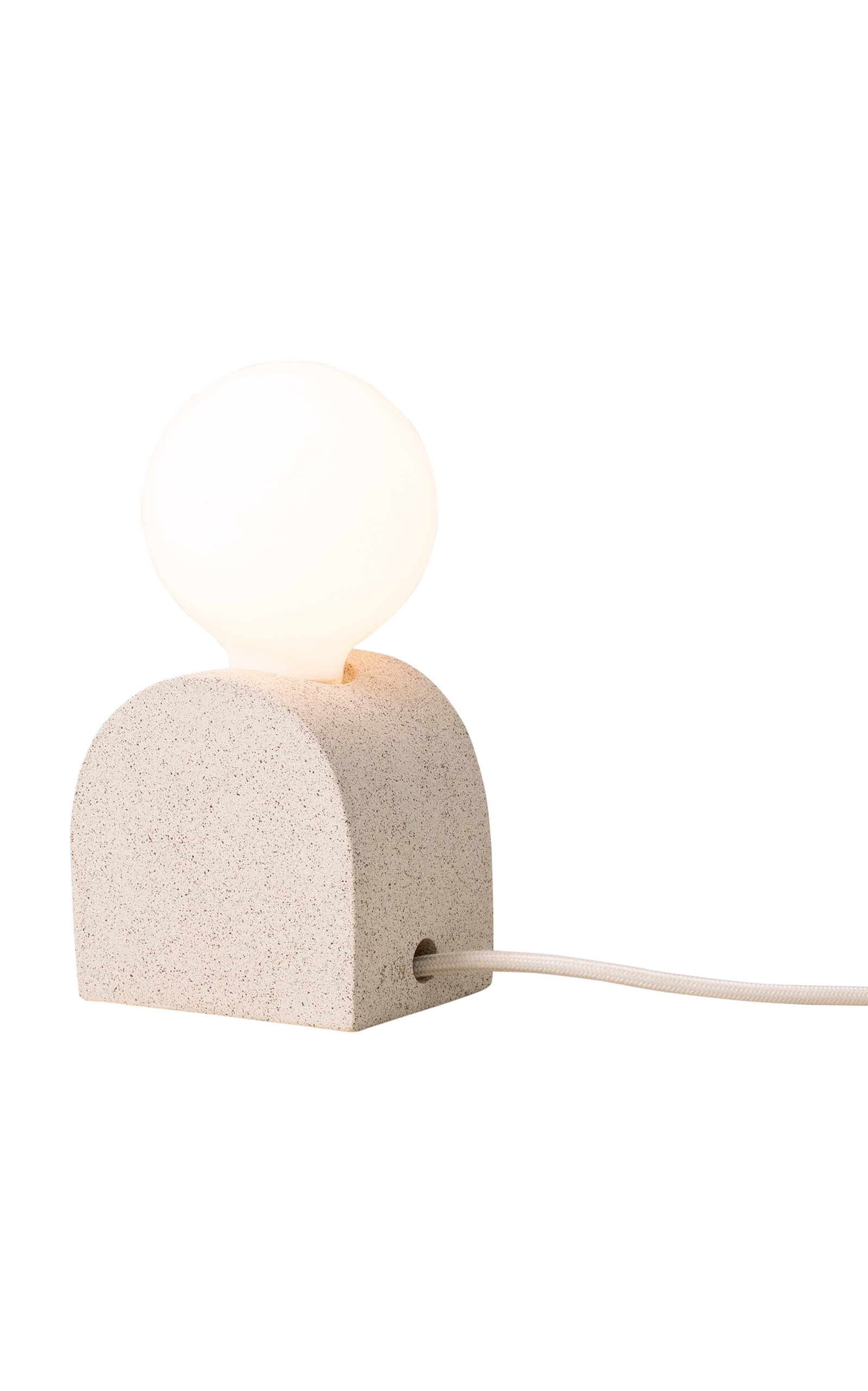 Sin Mima Ceramic Table Lamp In White