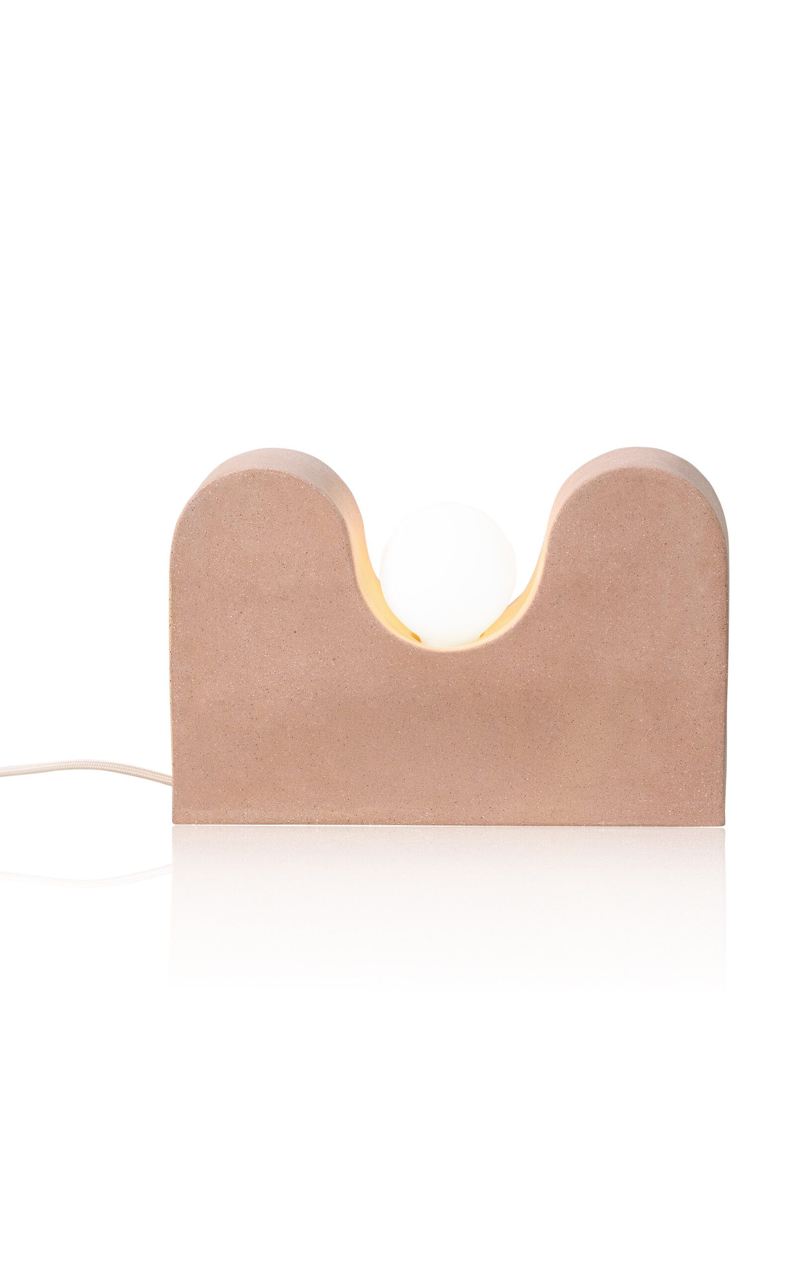 Sin Twin Sisters Ceramic Table Lamp In Brown