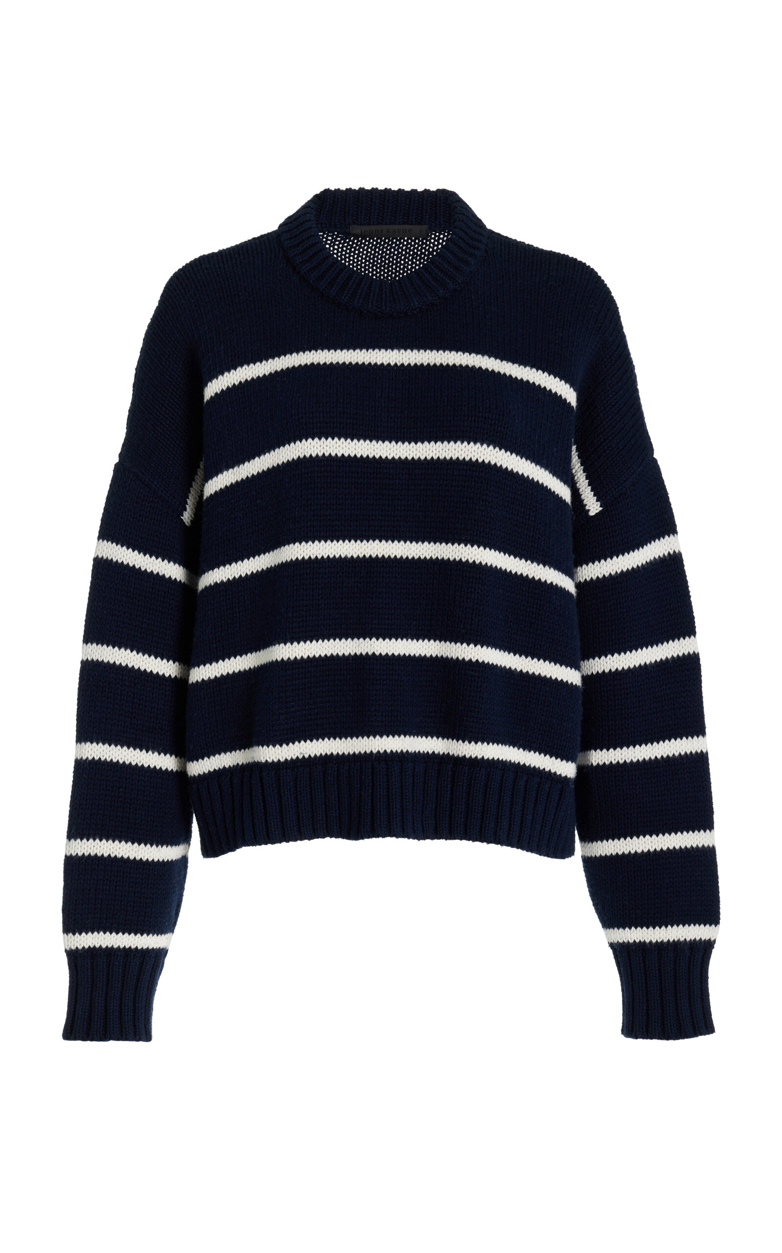 Shop Jenni Kayne Chloe Cotton Sweater In Navy